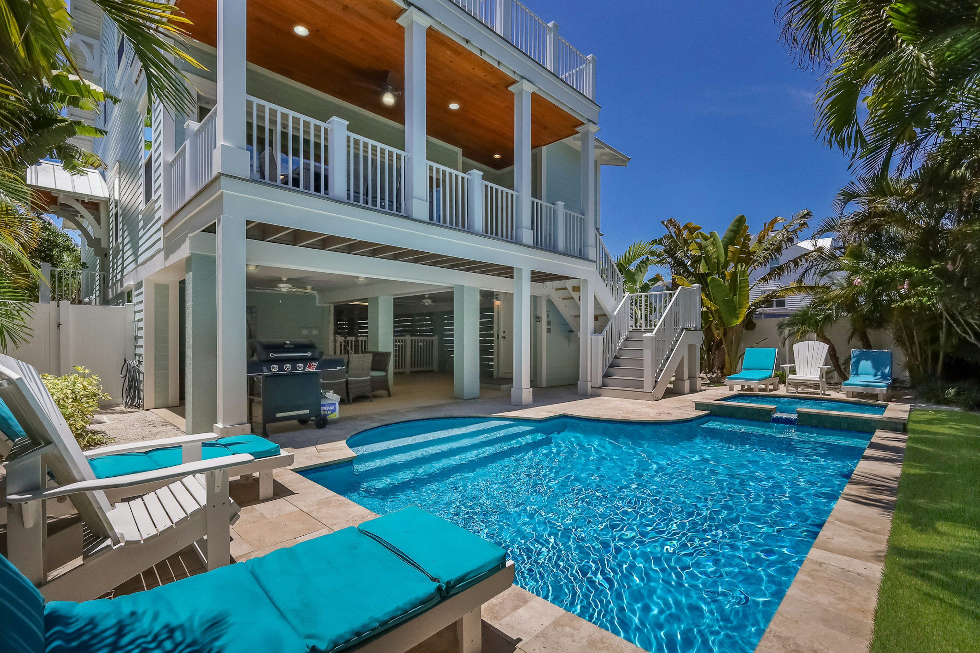 Private Pool with Lounge Chairs