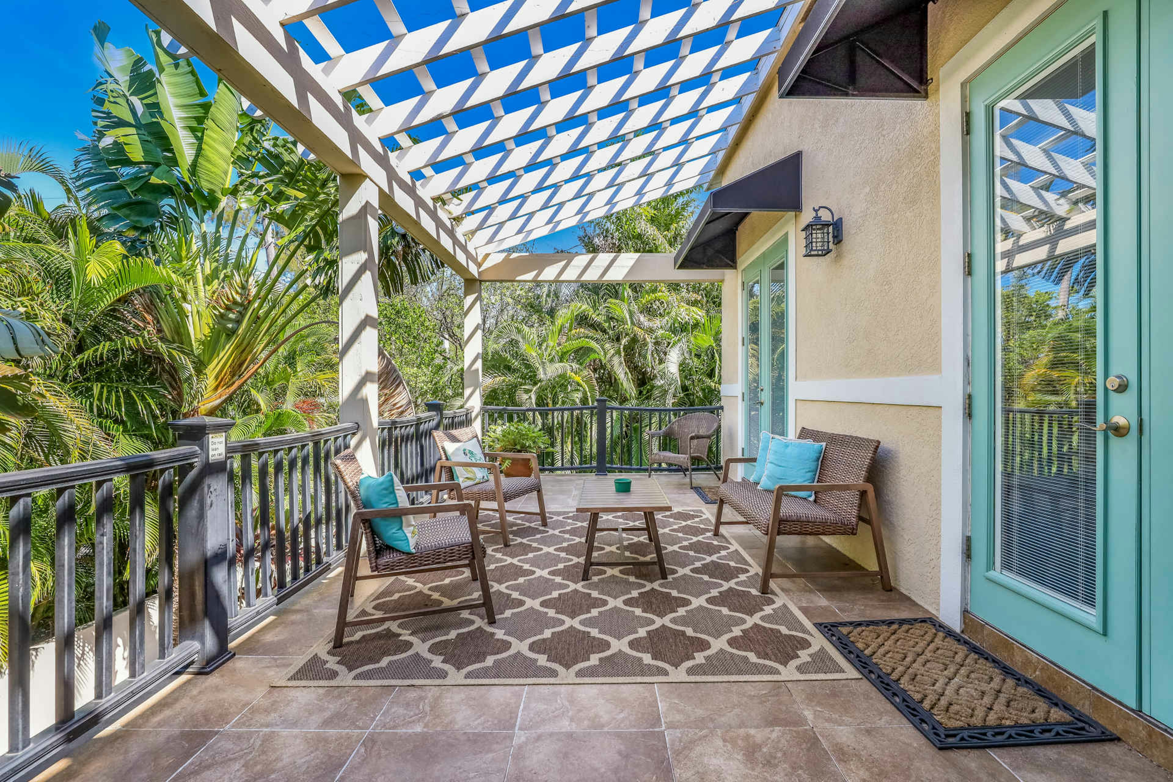 Private Balcony with Pergola