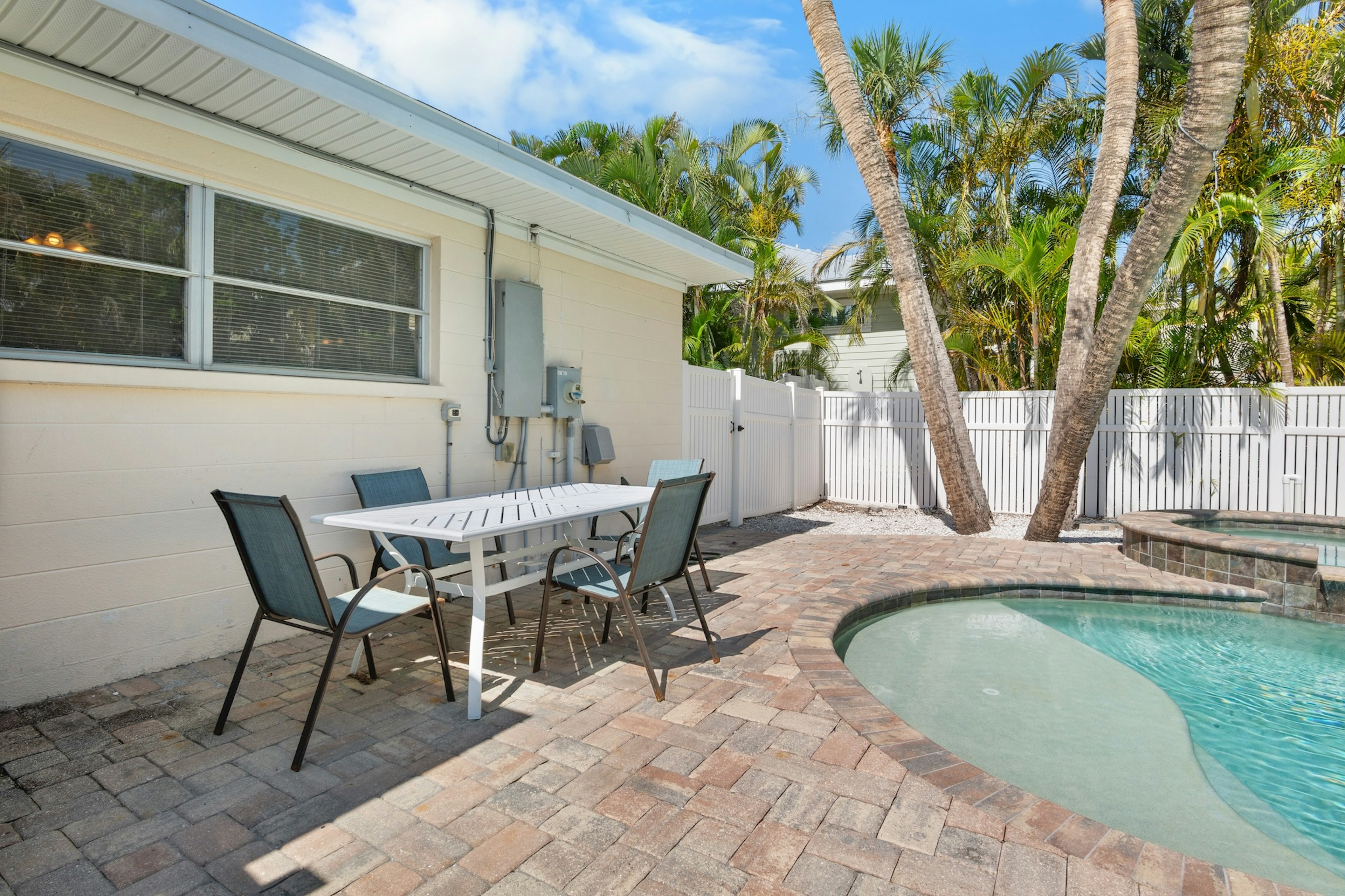 Poolside Dining Area
