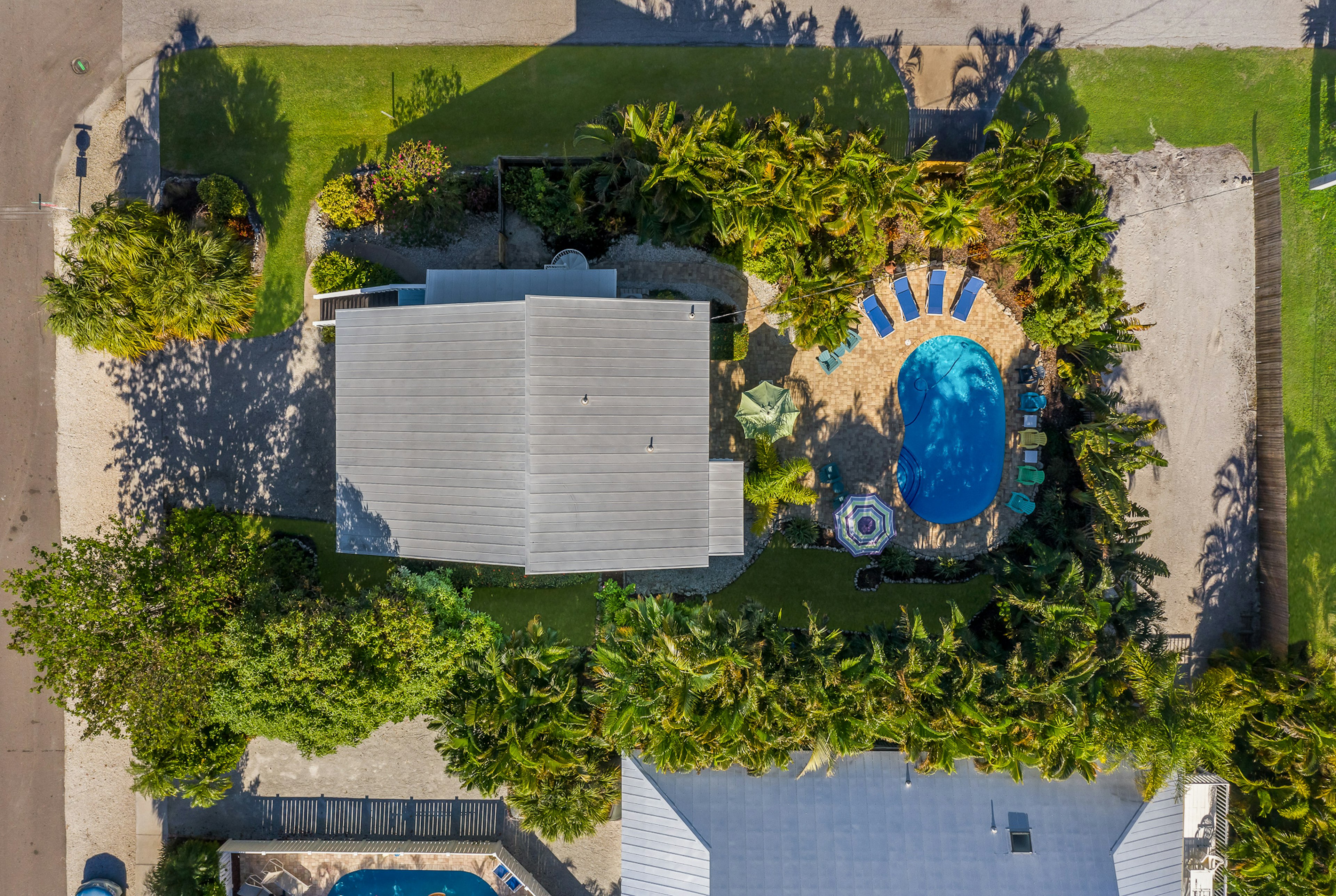 Aerial House and Land View