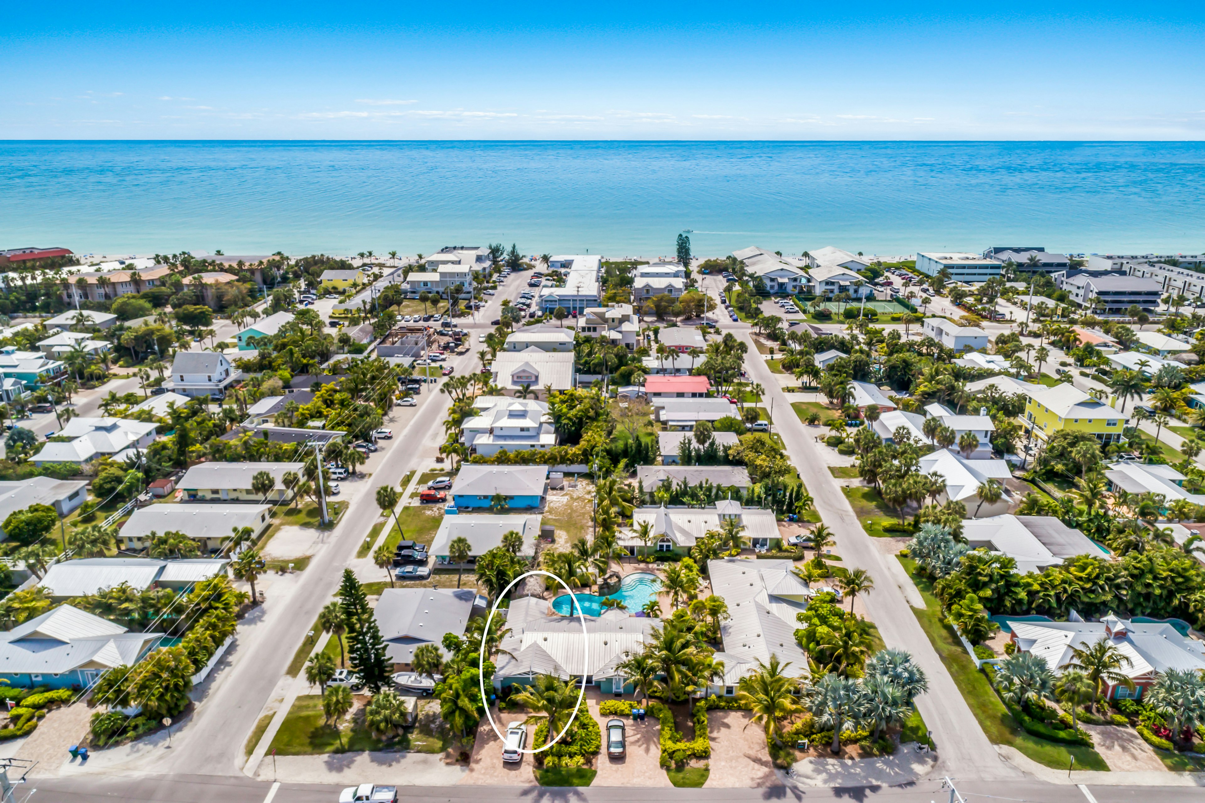 Location near the beach