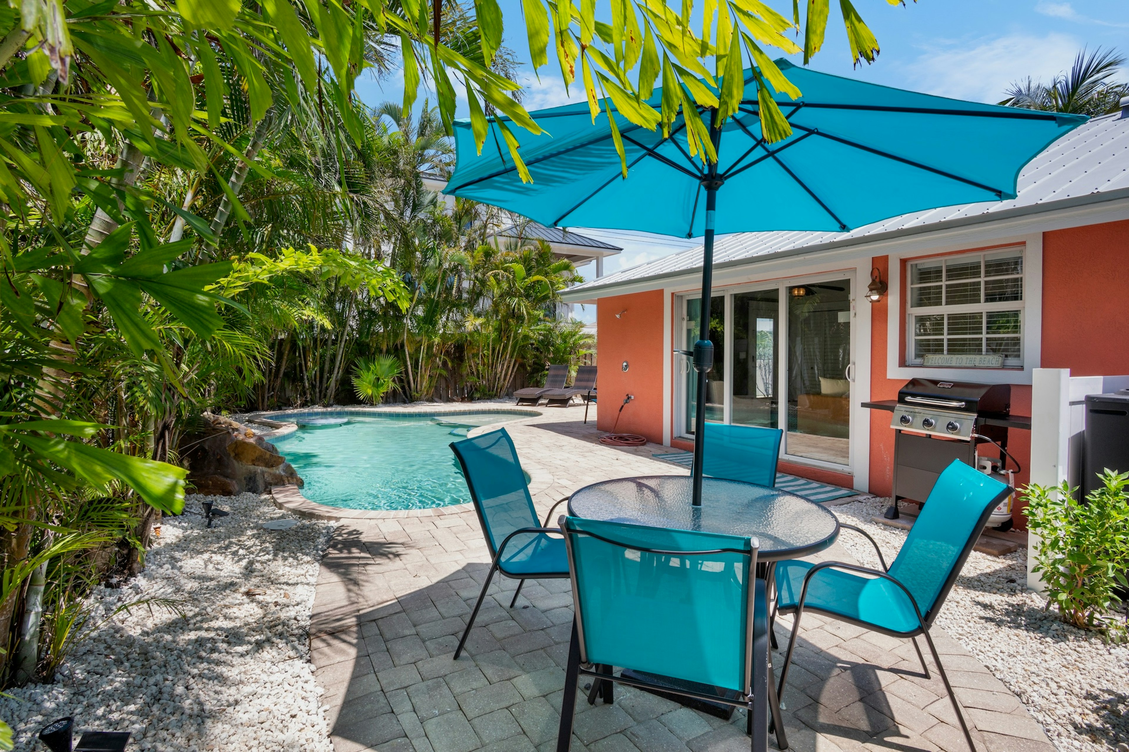 Poolside Dining Area