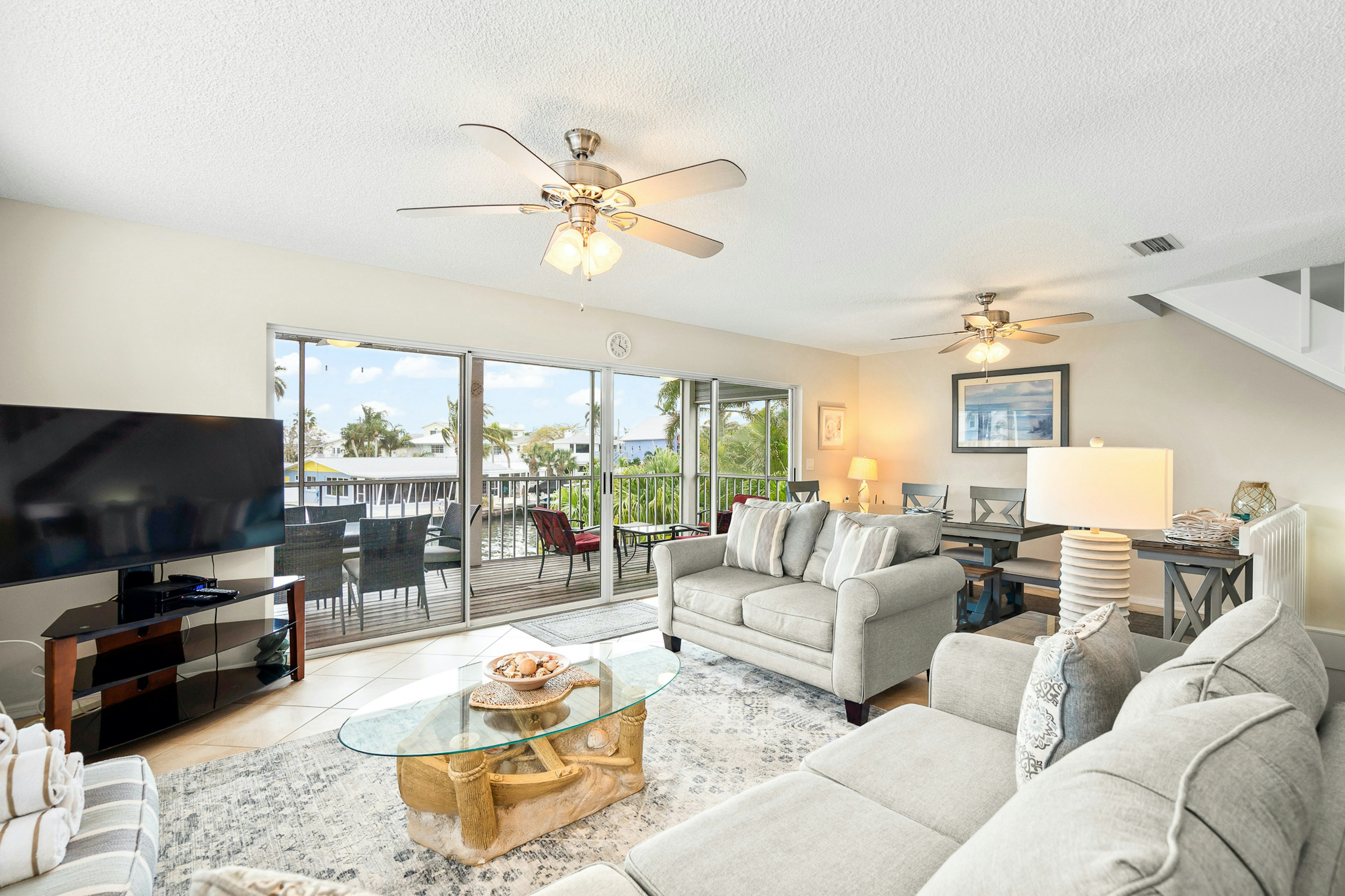 Living Room with Screen Porch