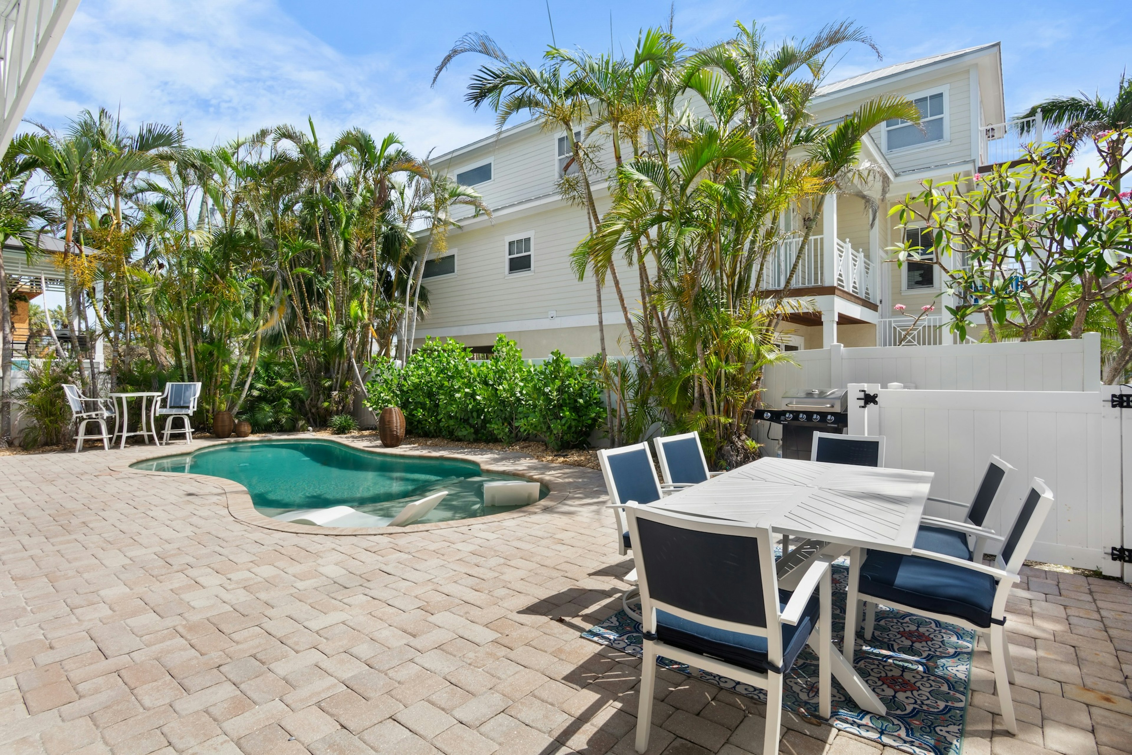 Poolside Dining Area