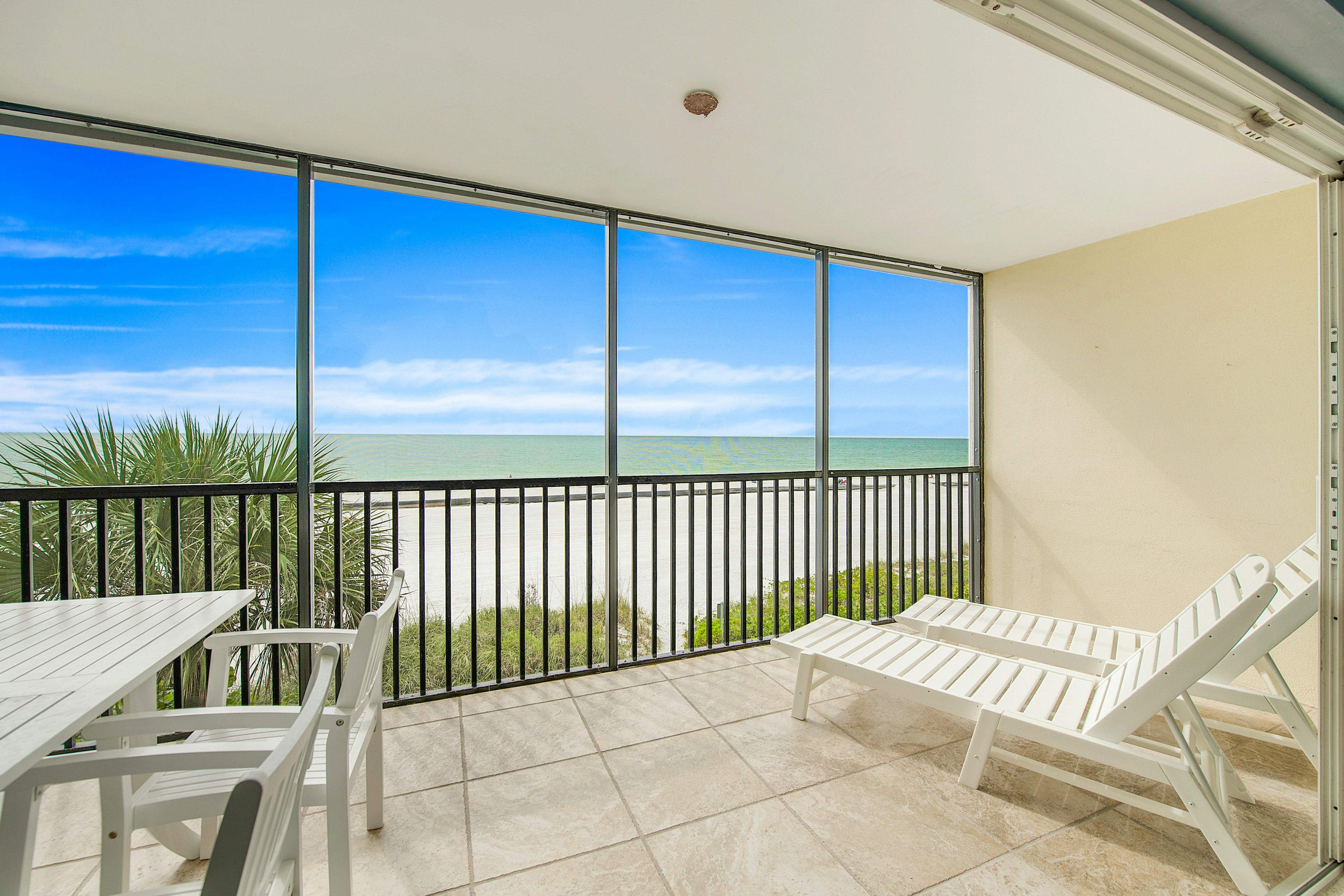 Screened-in Porch with Ocean View
