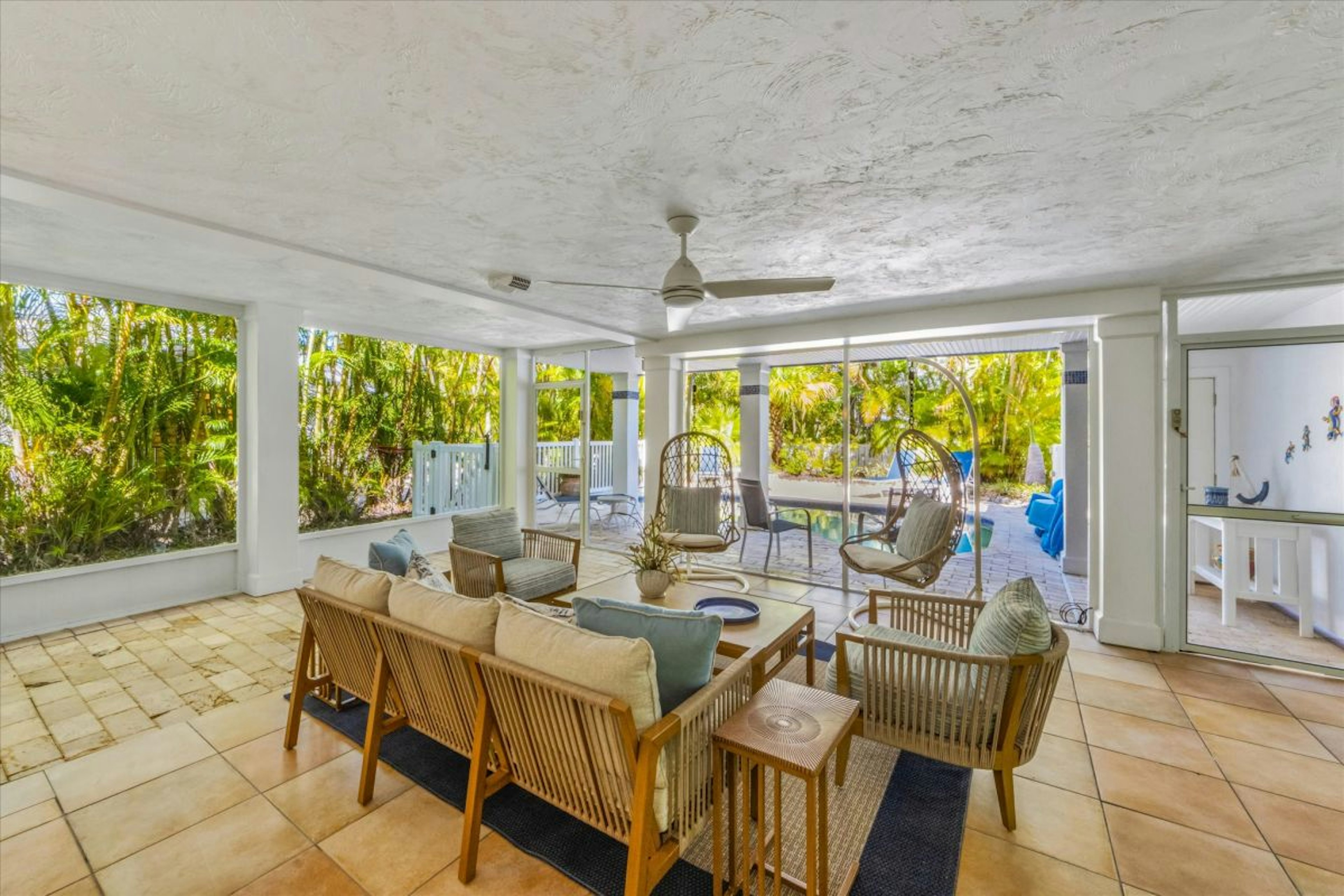 Screened lanai