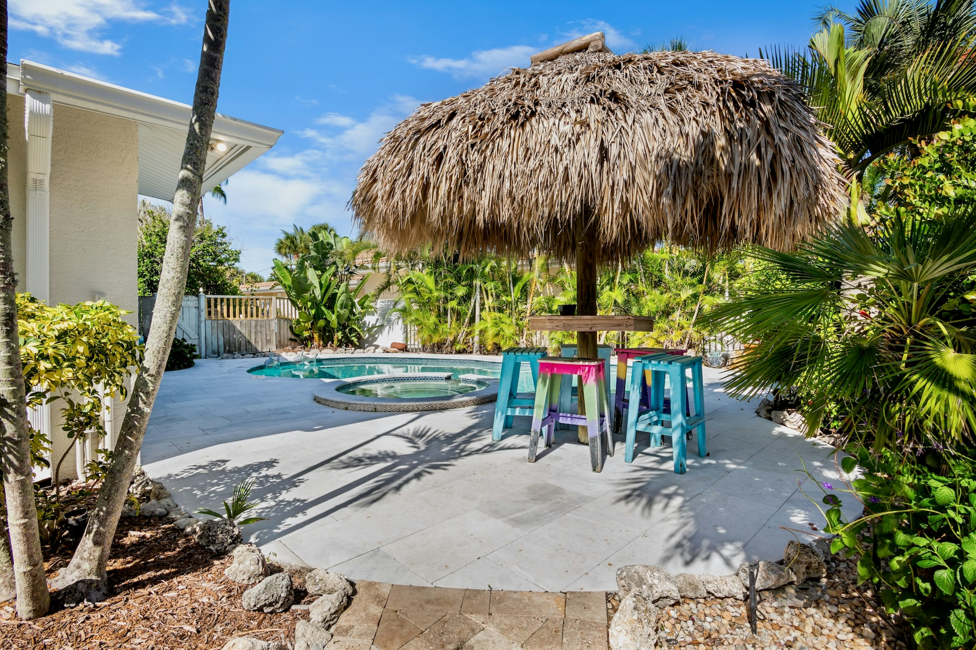 Pool and Tiki Bar