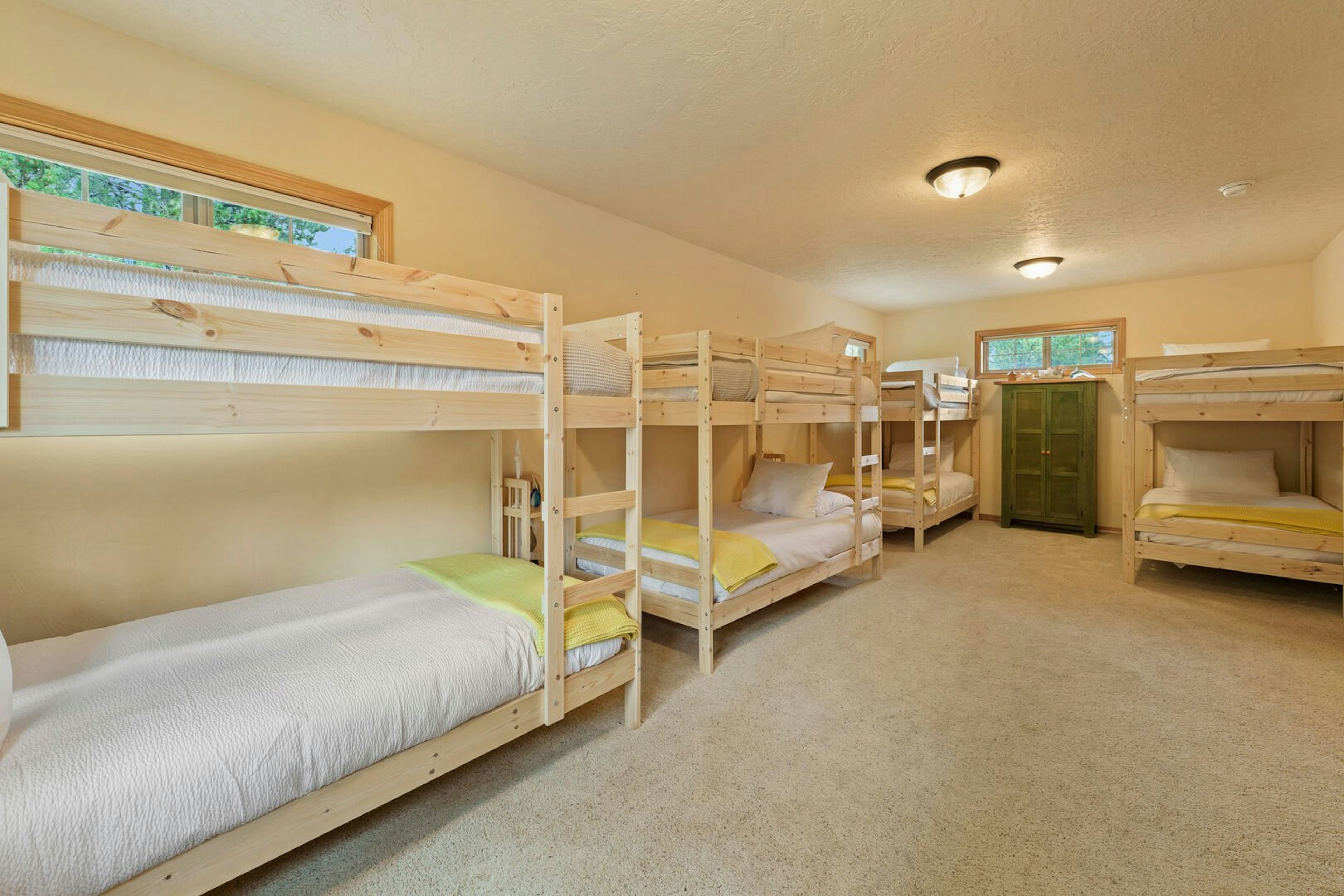 4 Tan Oak - Upstairs, Bunk Room, one of 3 upstairs bedrooms