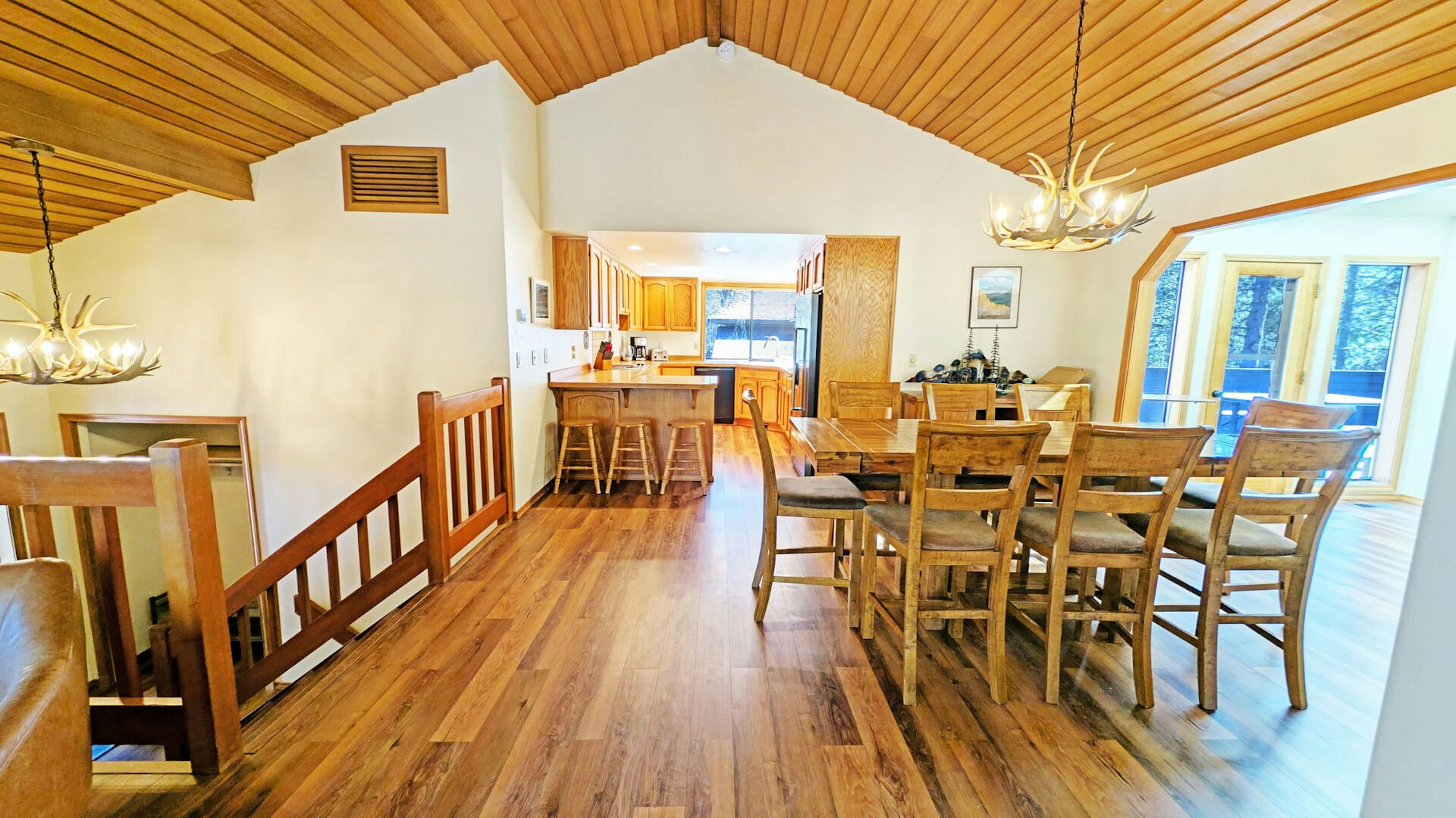 The dining area - the center of it all