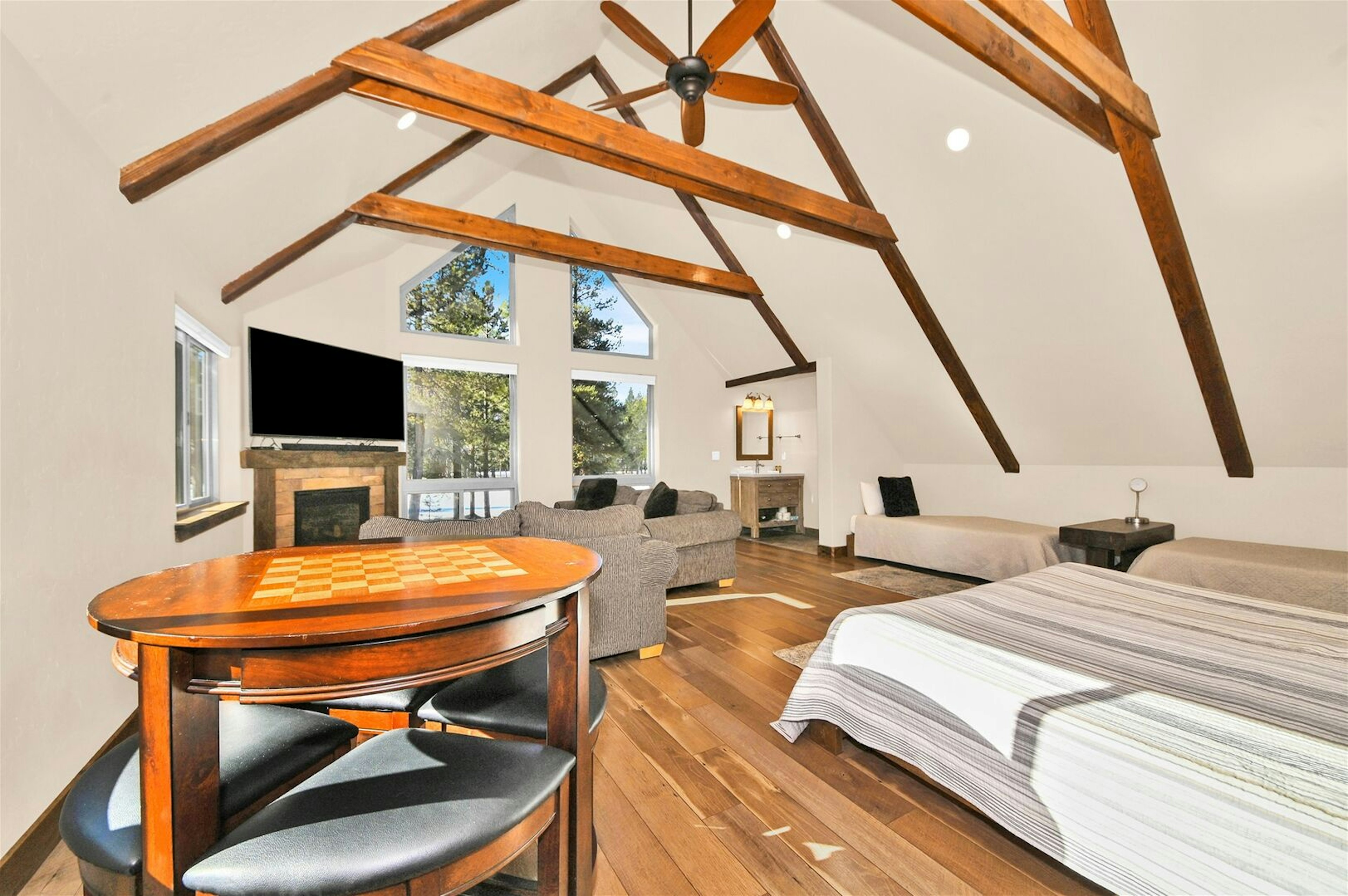 The Upstairs Living Area