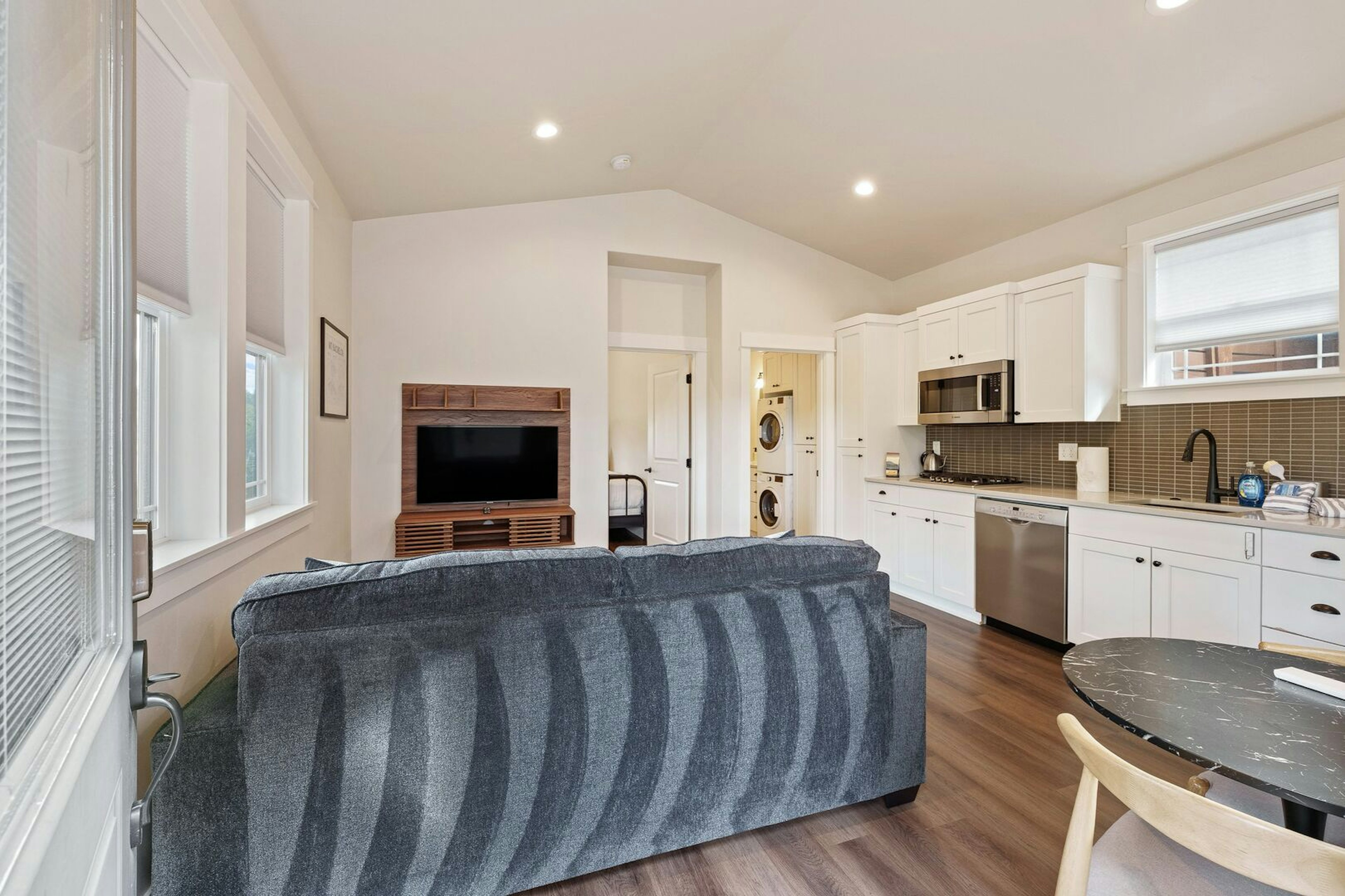 Bachelor Bliss - ADU, Living, Kitchen