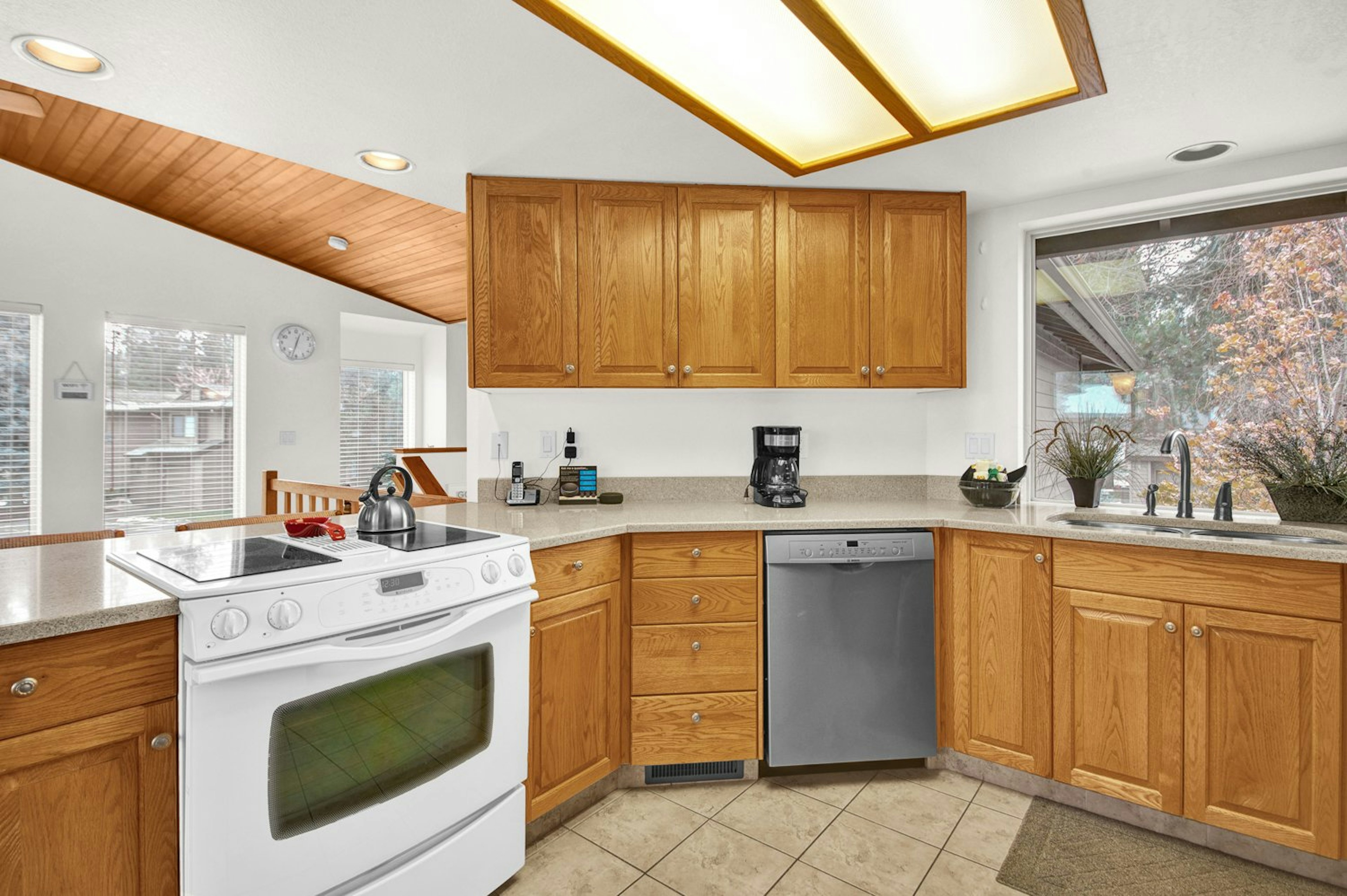 Lots of natural light