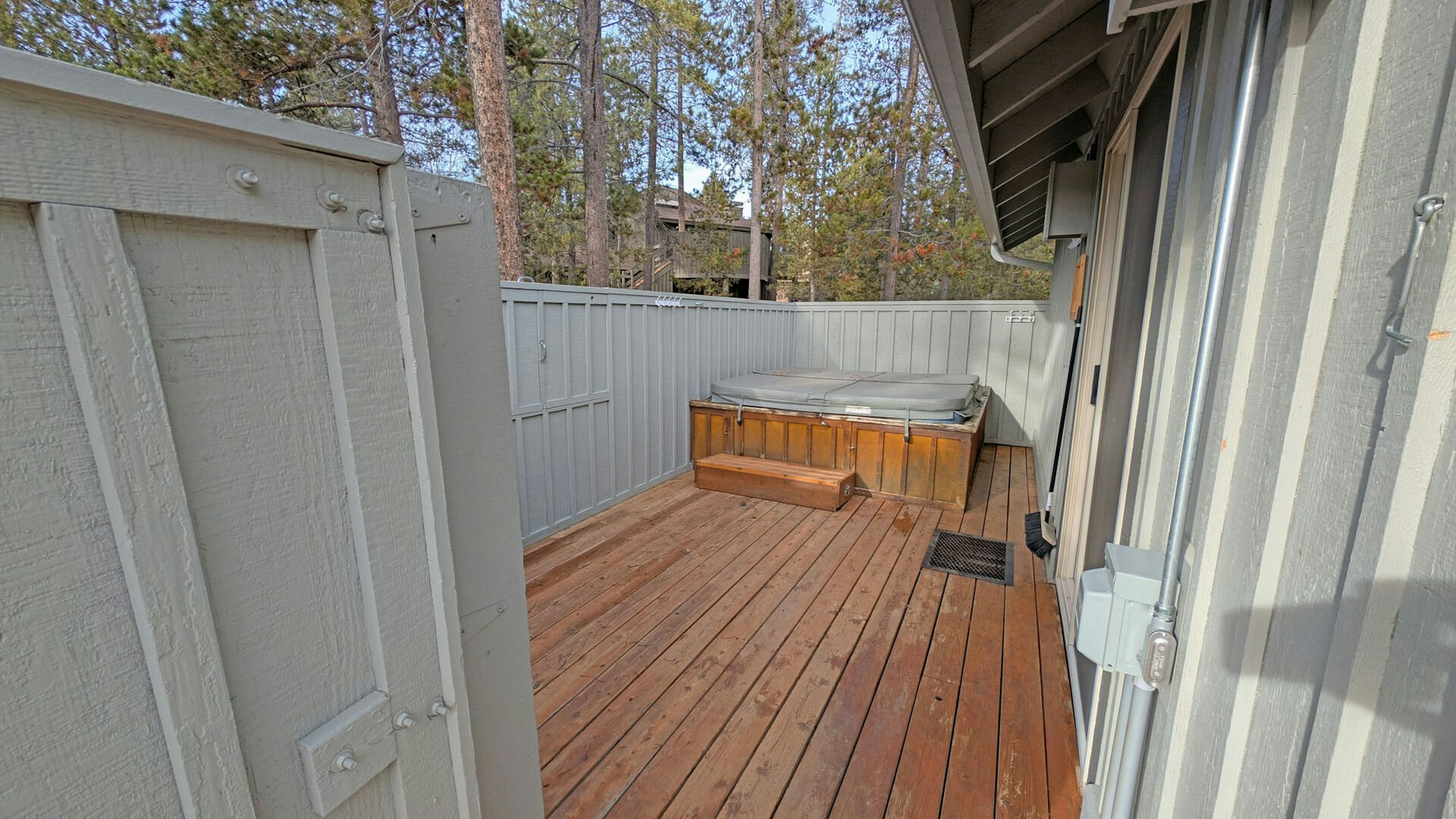 Pyramid 7 - Private Hot Tub on Deck; Door to Primary Bedroom