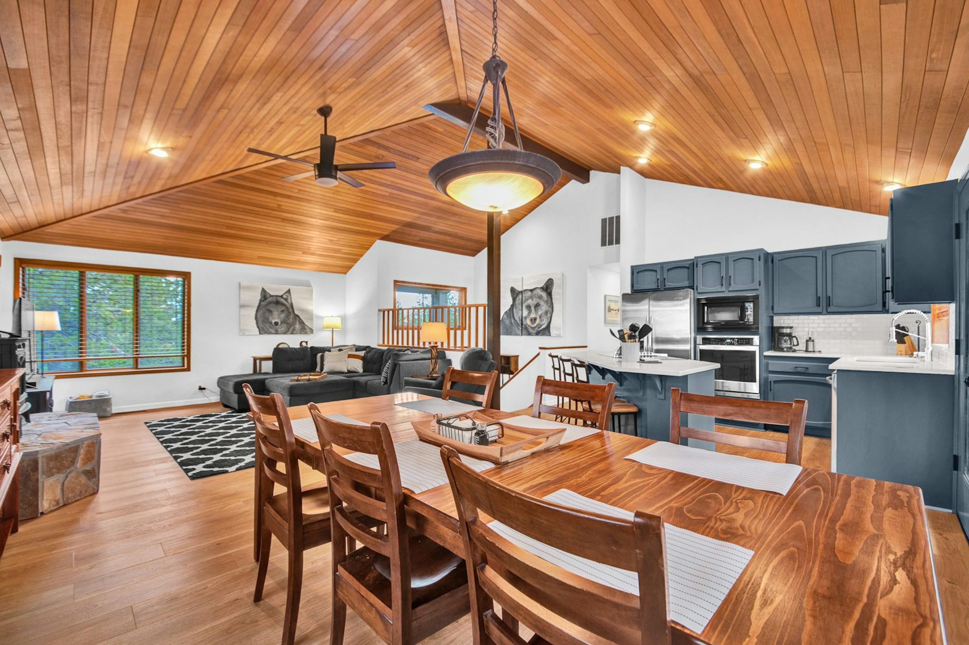 Large open area upstairs