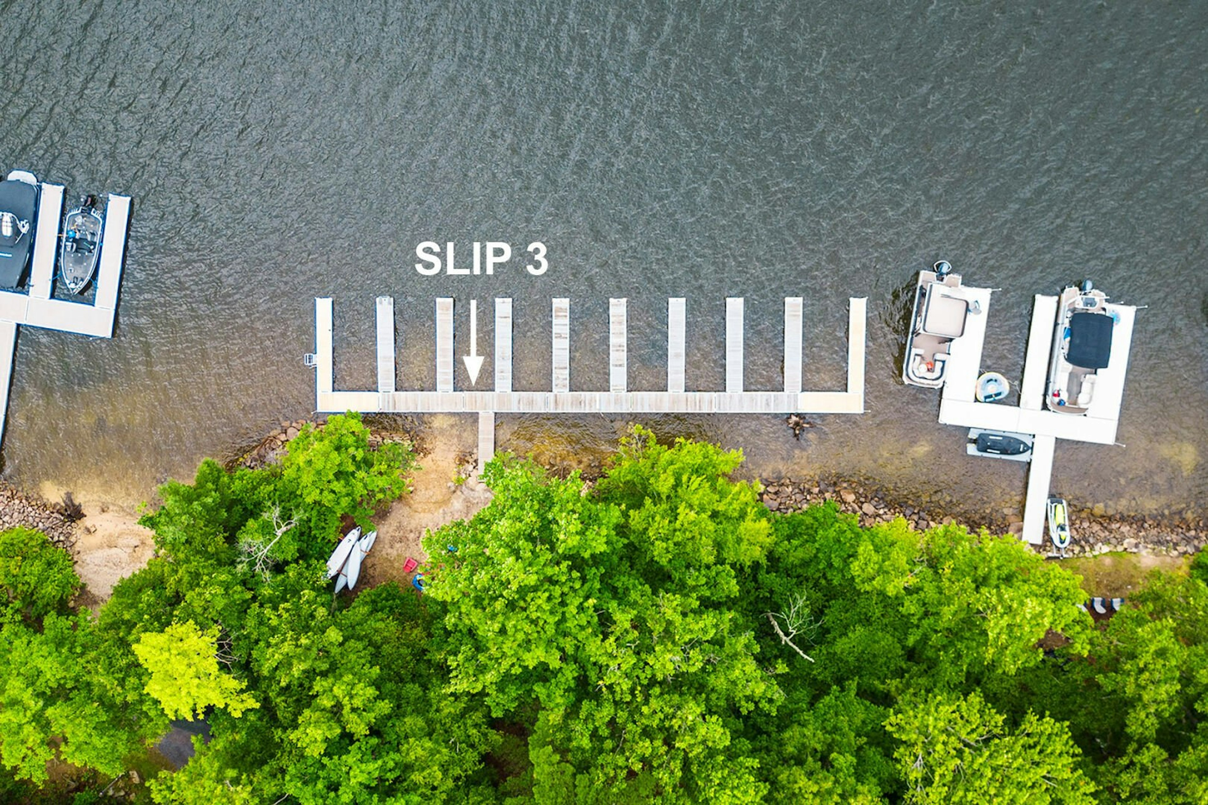 The designated dock slip for Magnolia is #3.