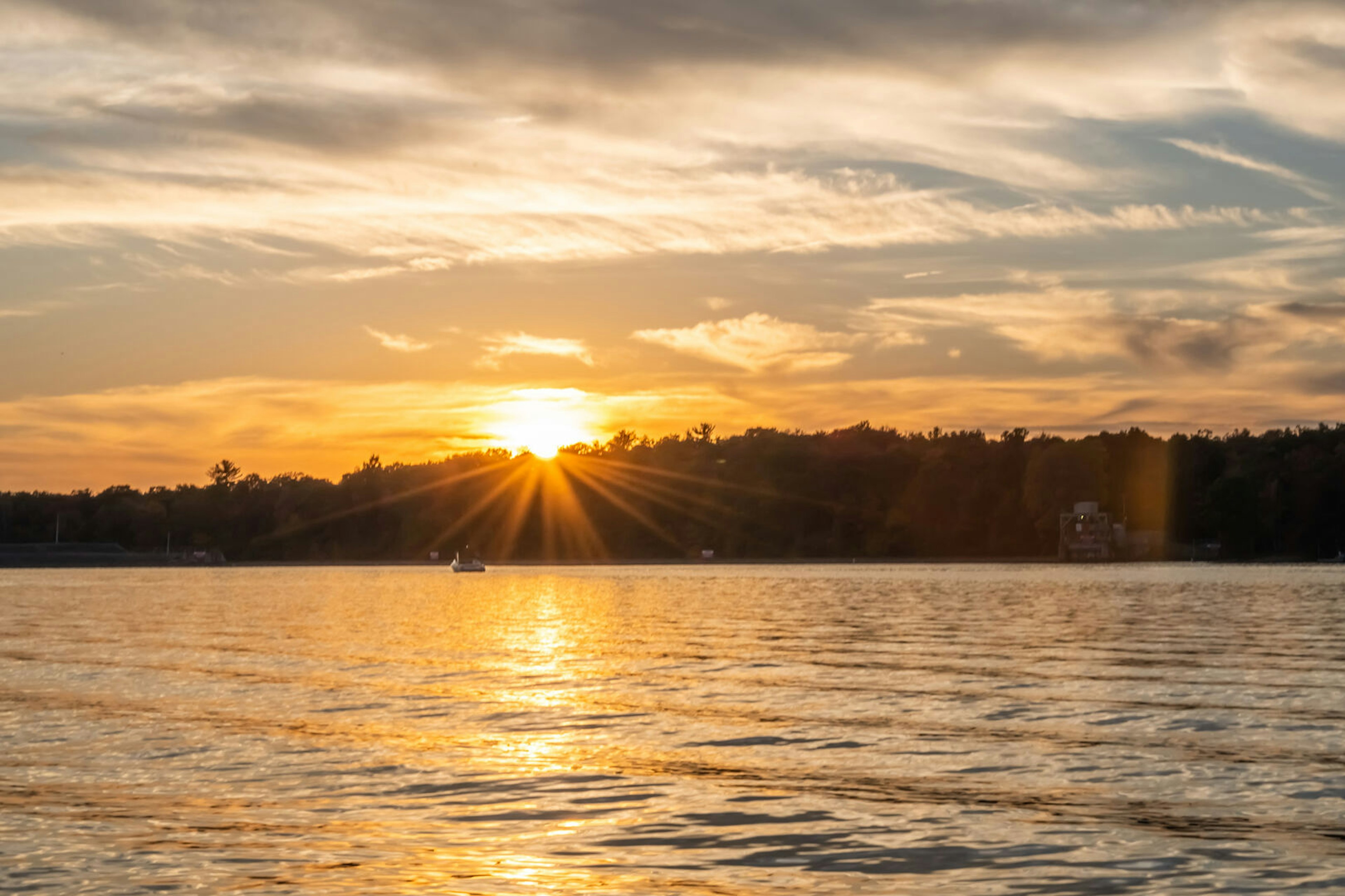 Sunset at the dock