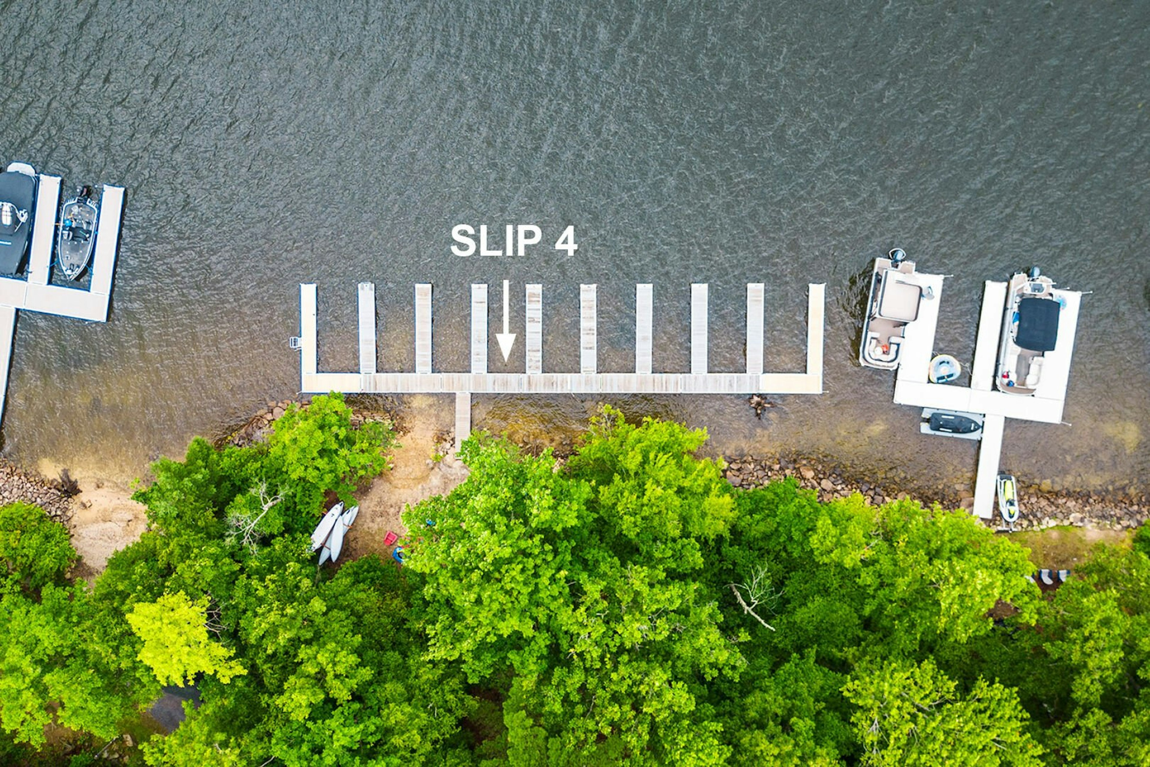 Rockwell's designated dock slip is #4.