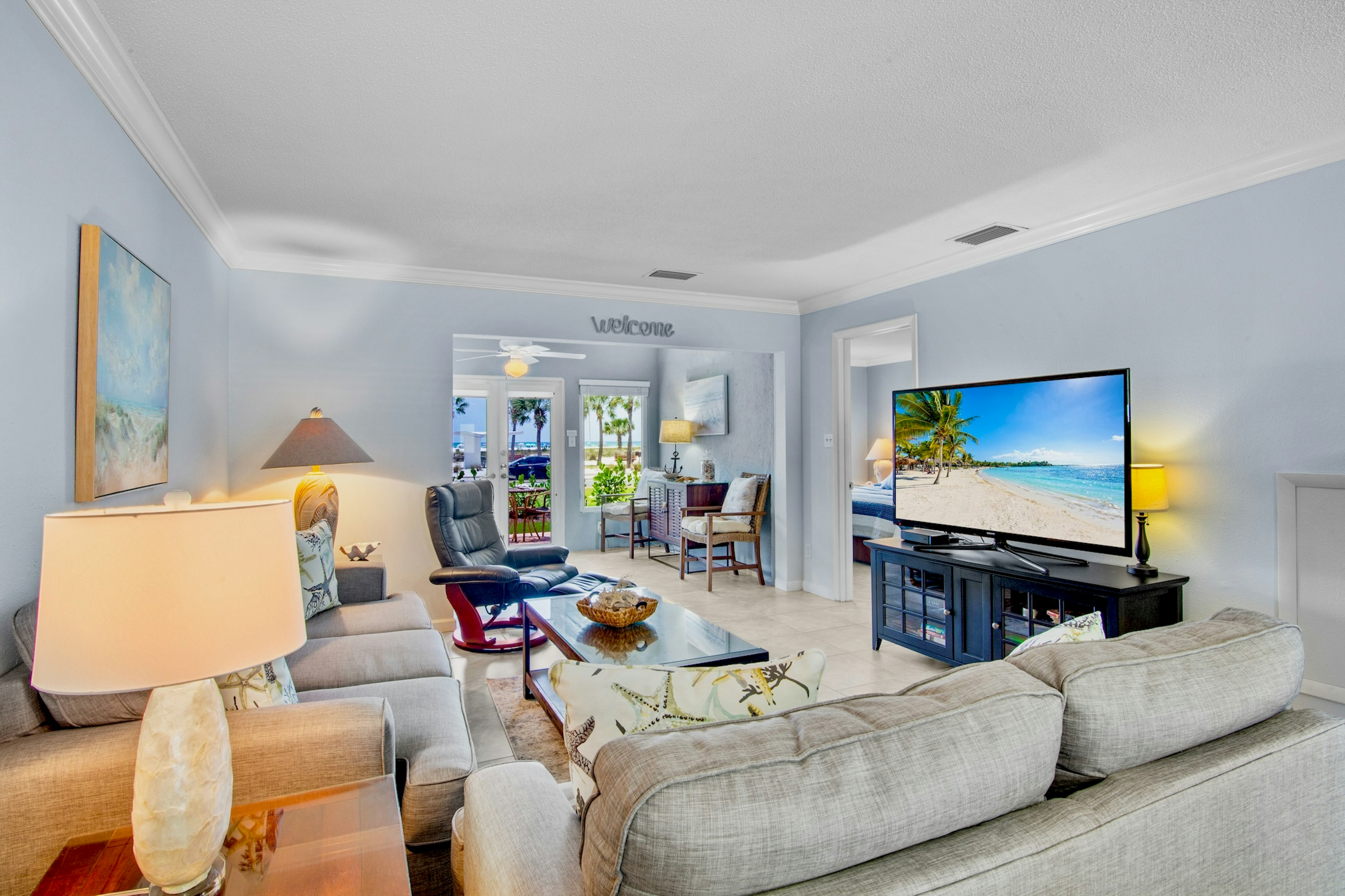 Living Area with TV