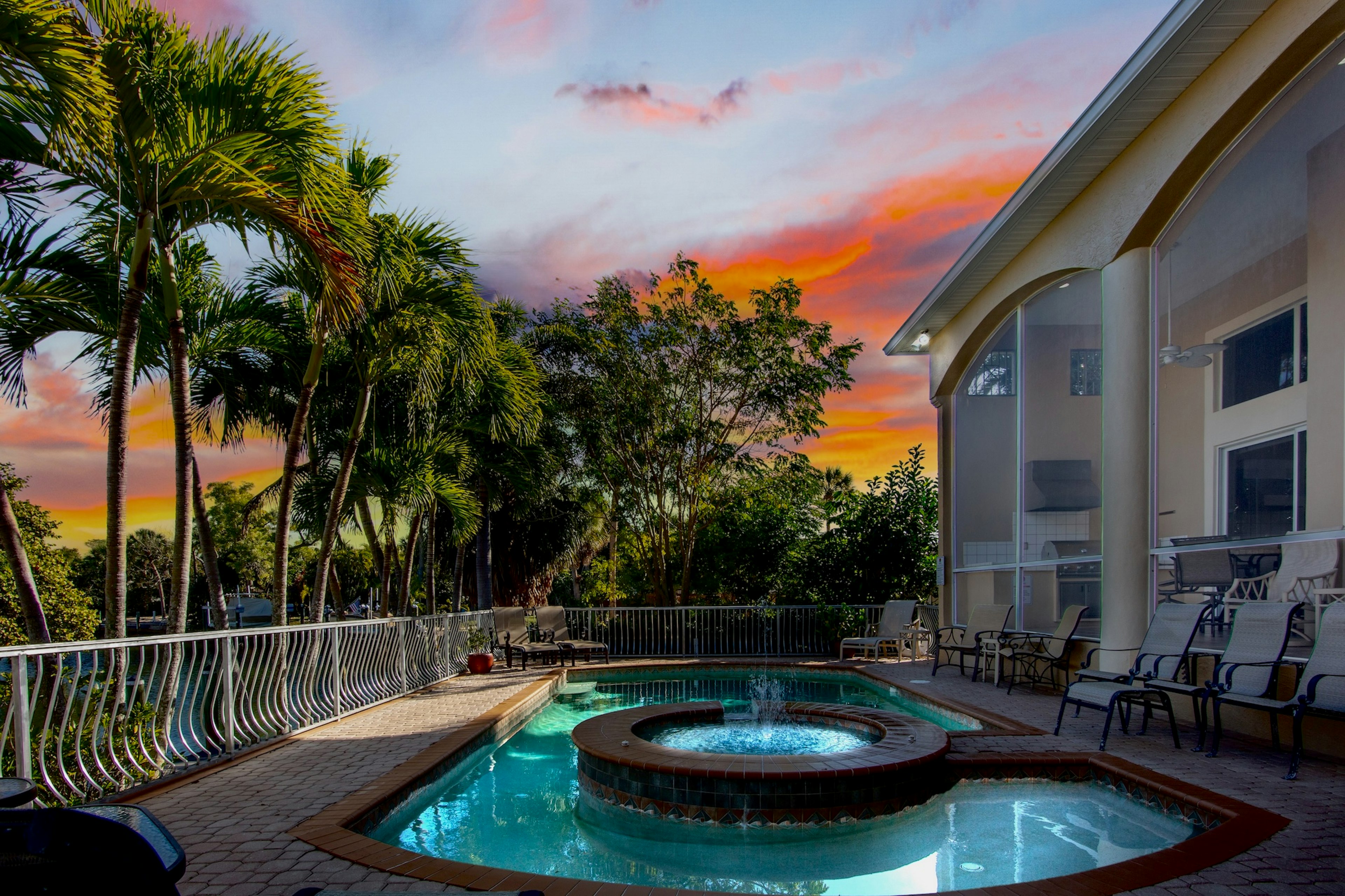 Private heated pool and in-ground spa
