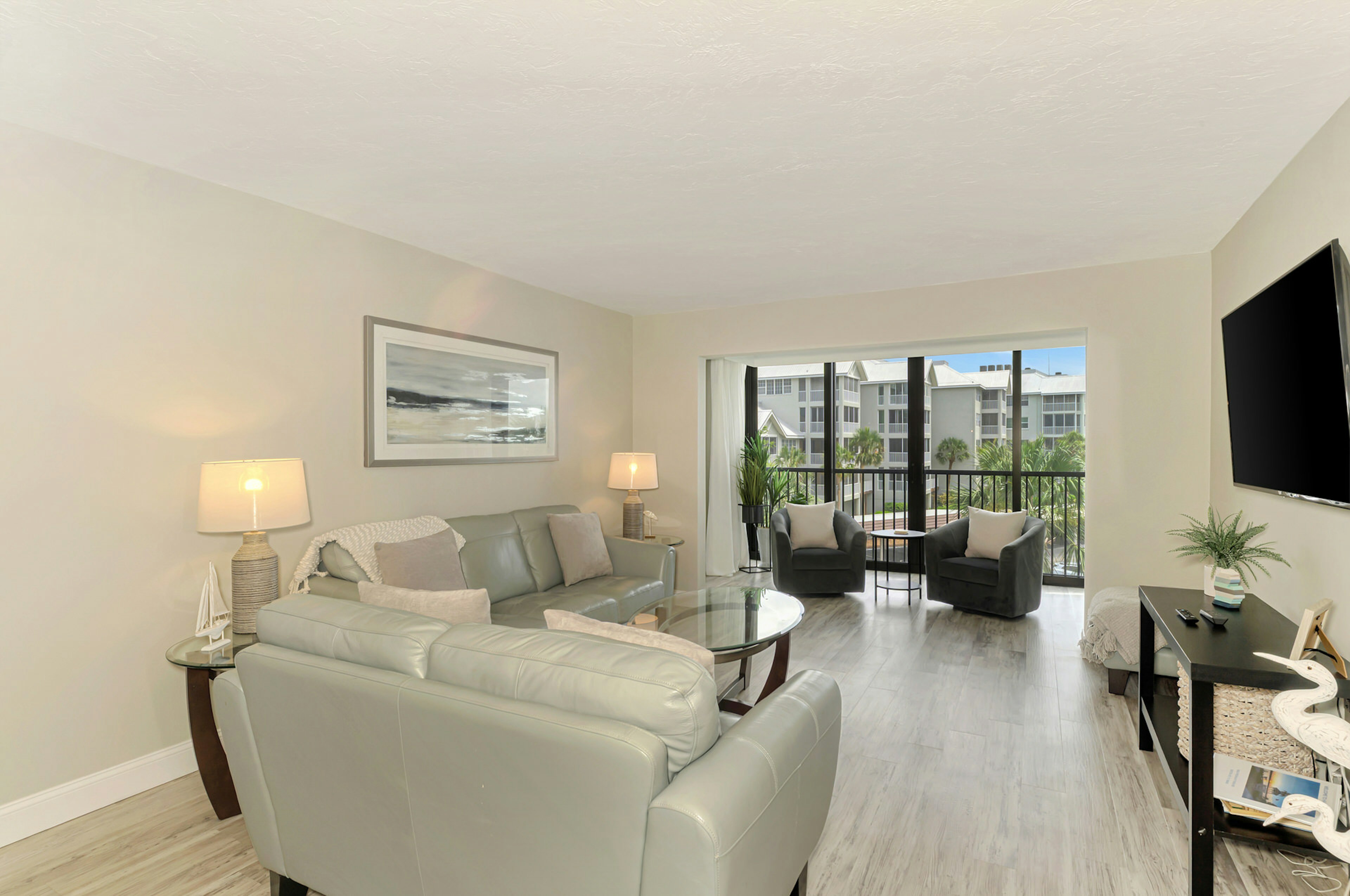 Living Area, Harbor Towers 317 - Tropical Sands Accommodations