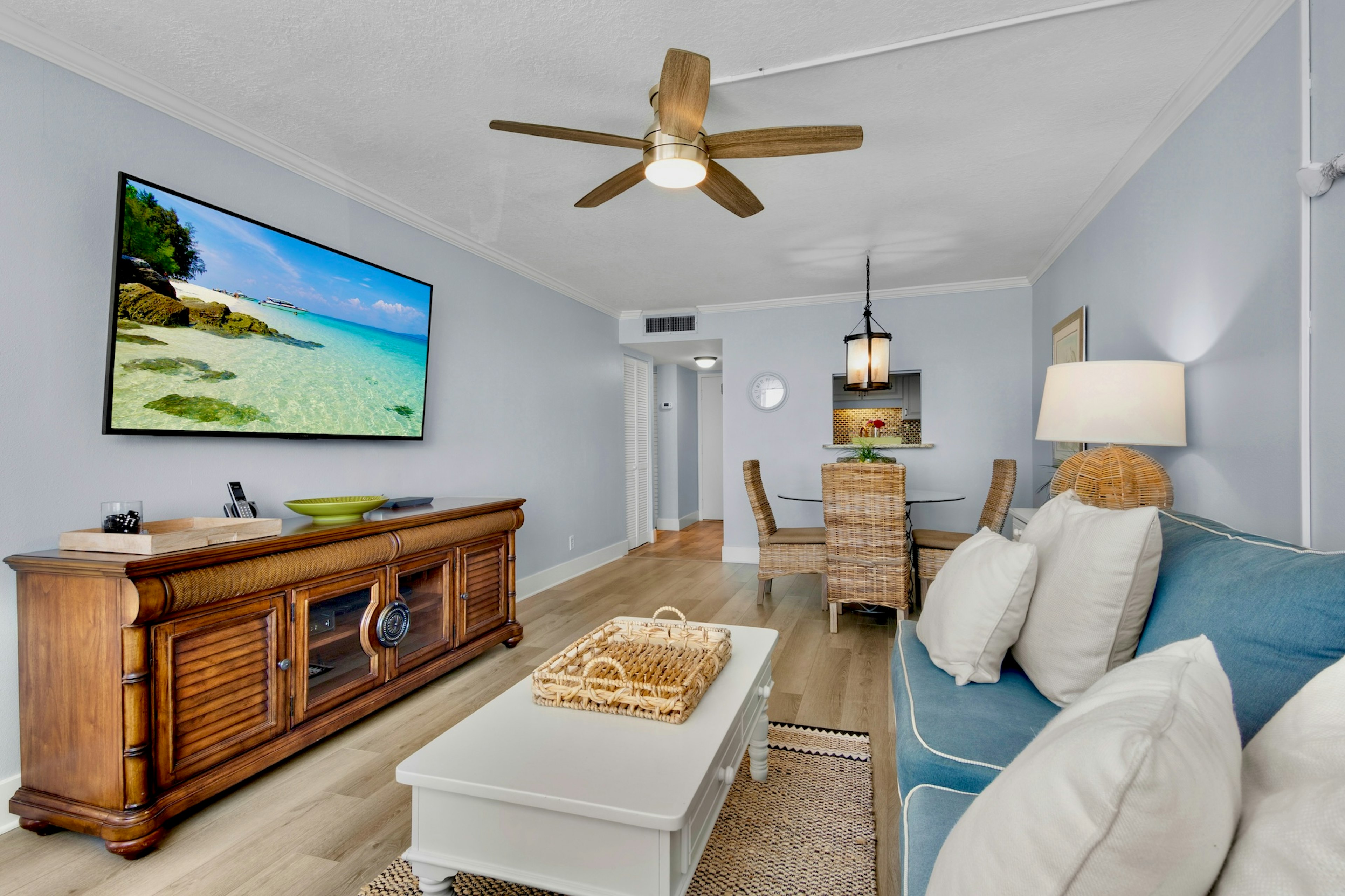 Living Area with TV