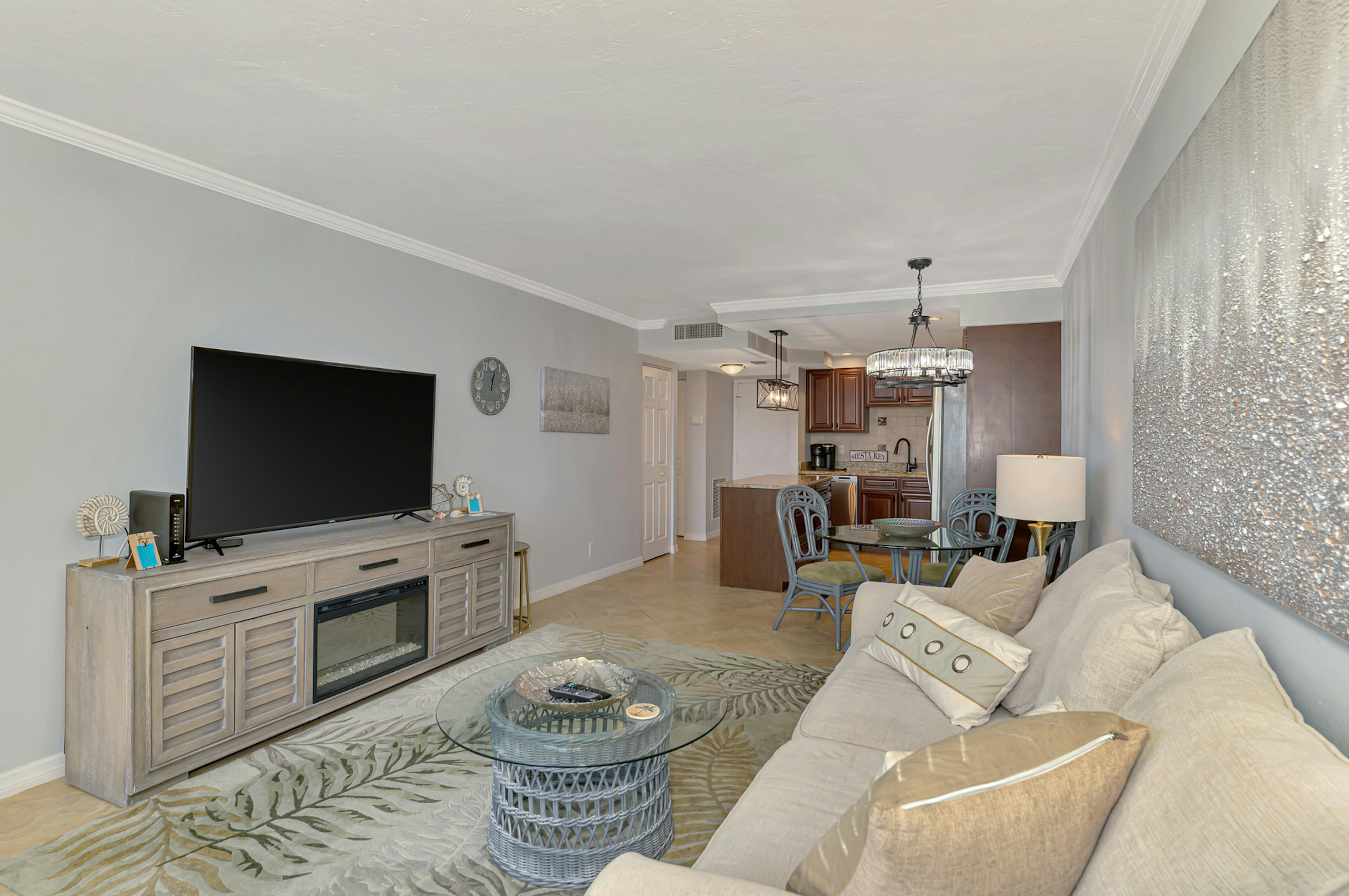 Living Area with TV
