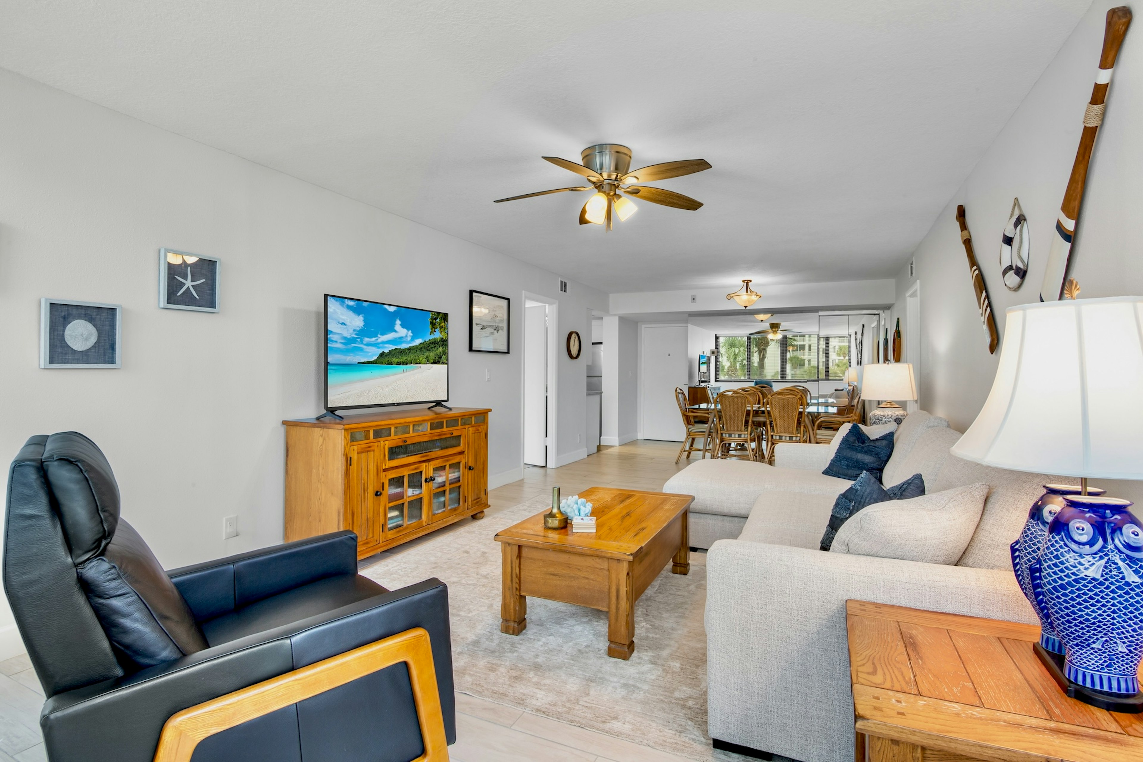 Living Area with TV