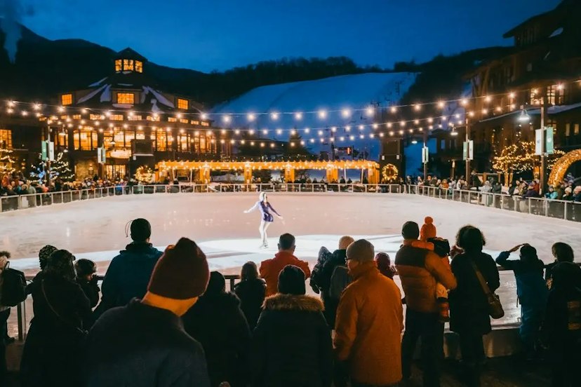 Ice Skating at Spruce Peak Village image 3