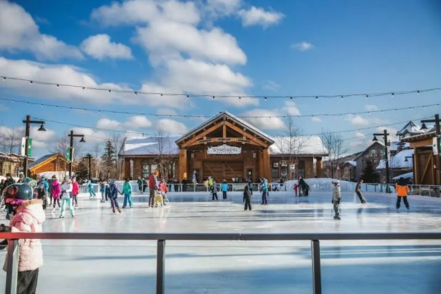 Ice Skating at Spruce Peak Village image 2