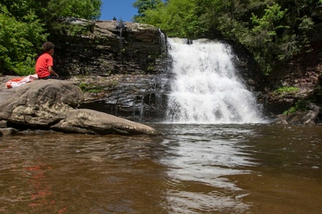 Hiking in Swallow Falls State Park image 4