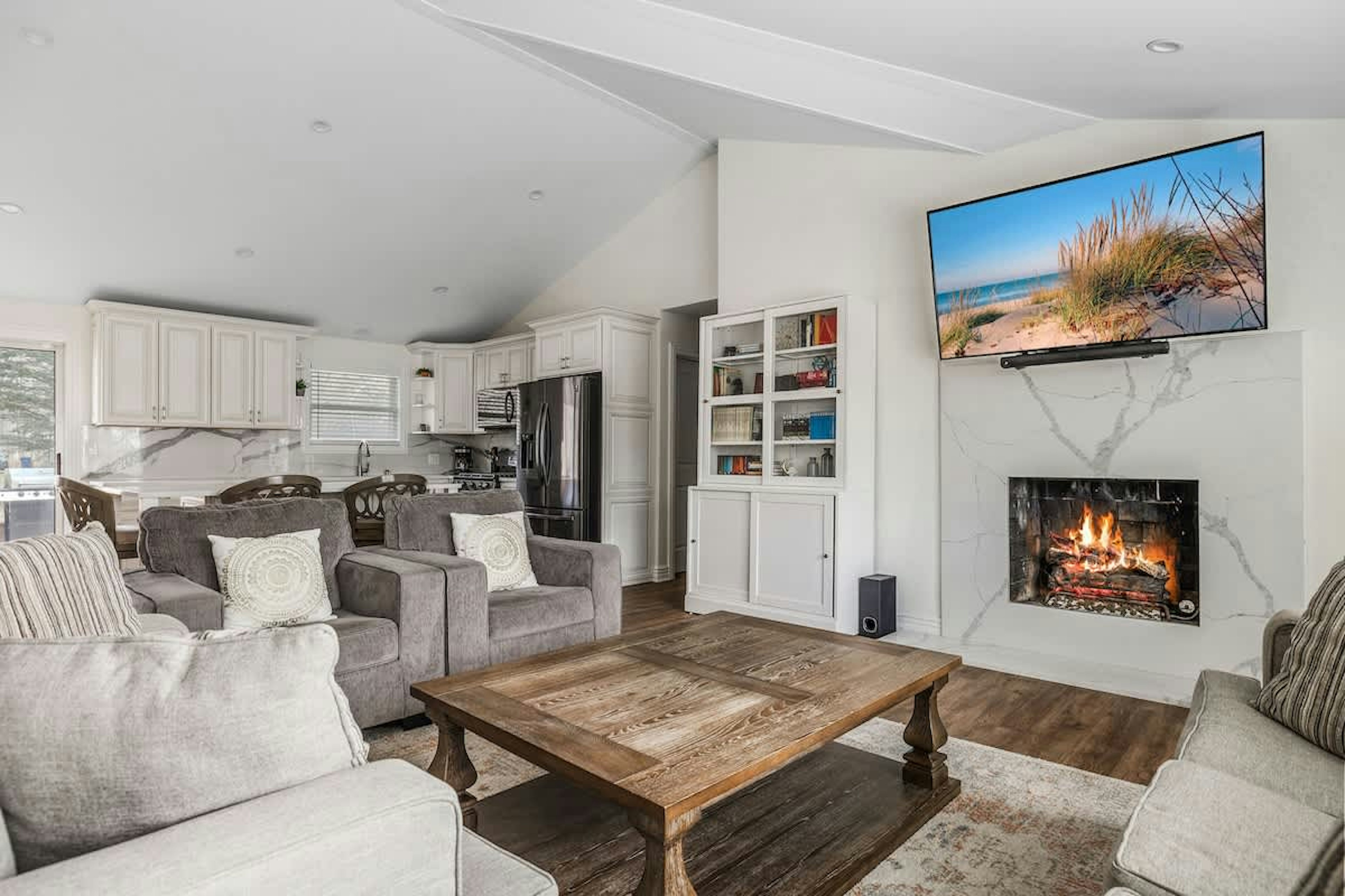 Movies, snacks & naps, our living room gets the assignment.