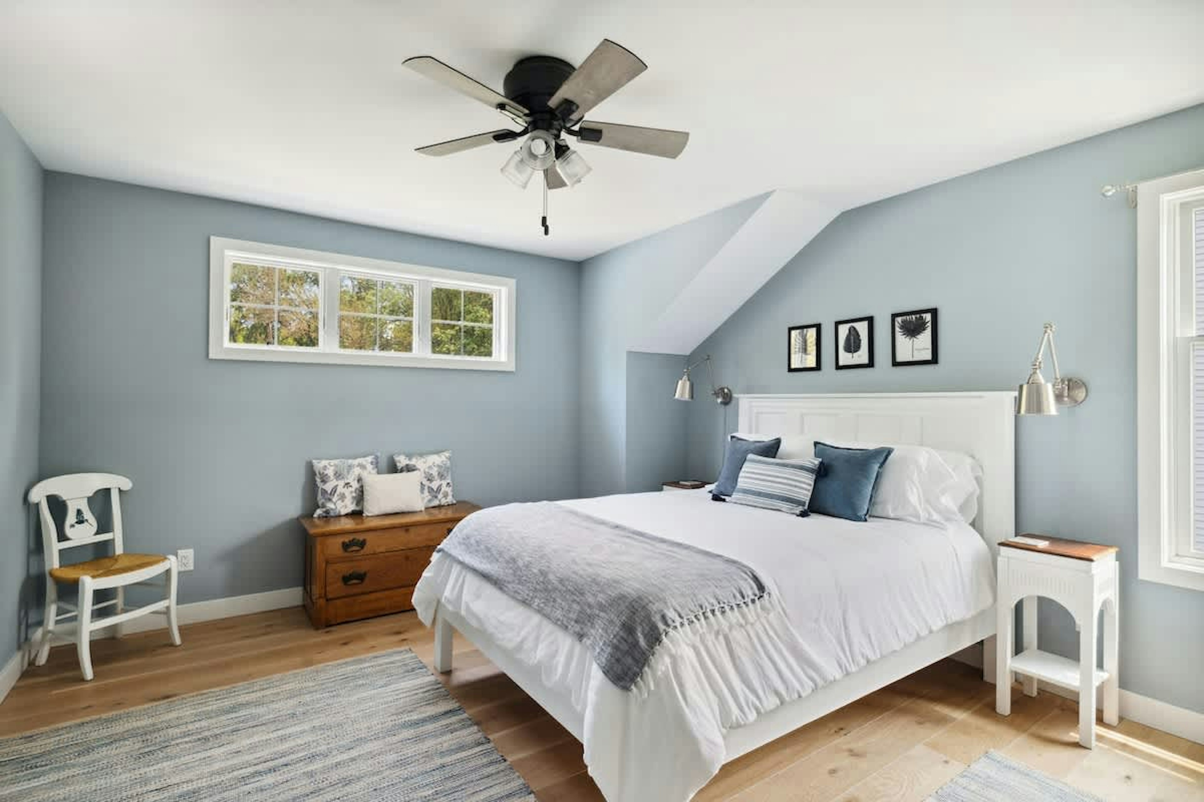 Greystone Cottage's bedrooms are a relaxing haven with super soft linens.