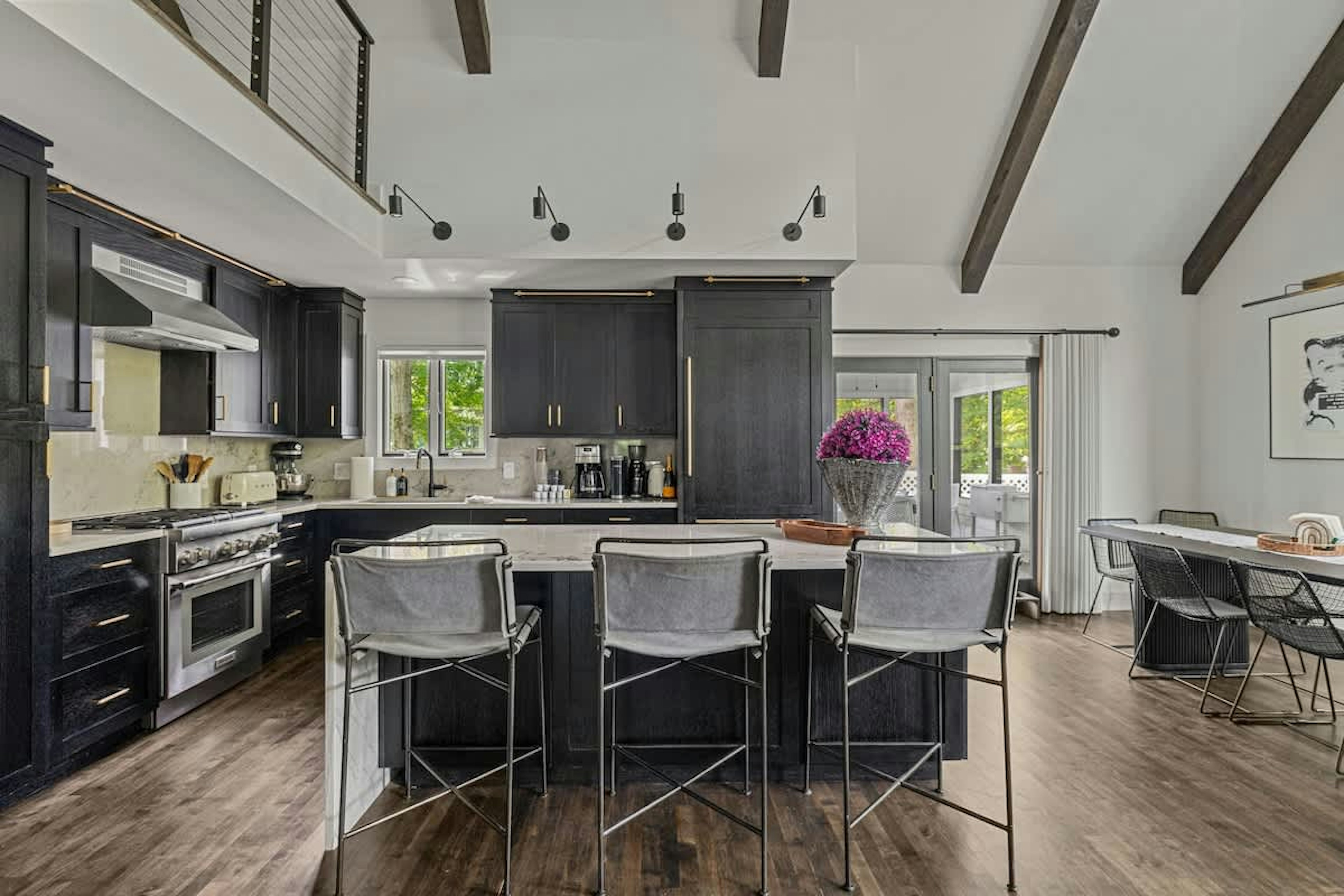 Pull up a chair and stay awhile—this kitchen was made for gathering.