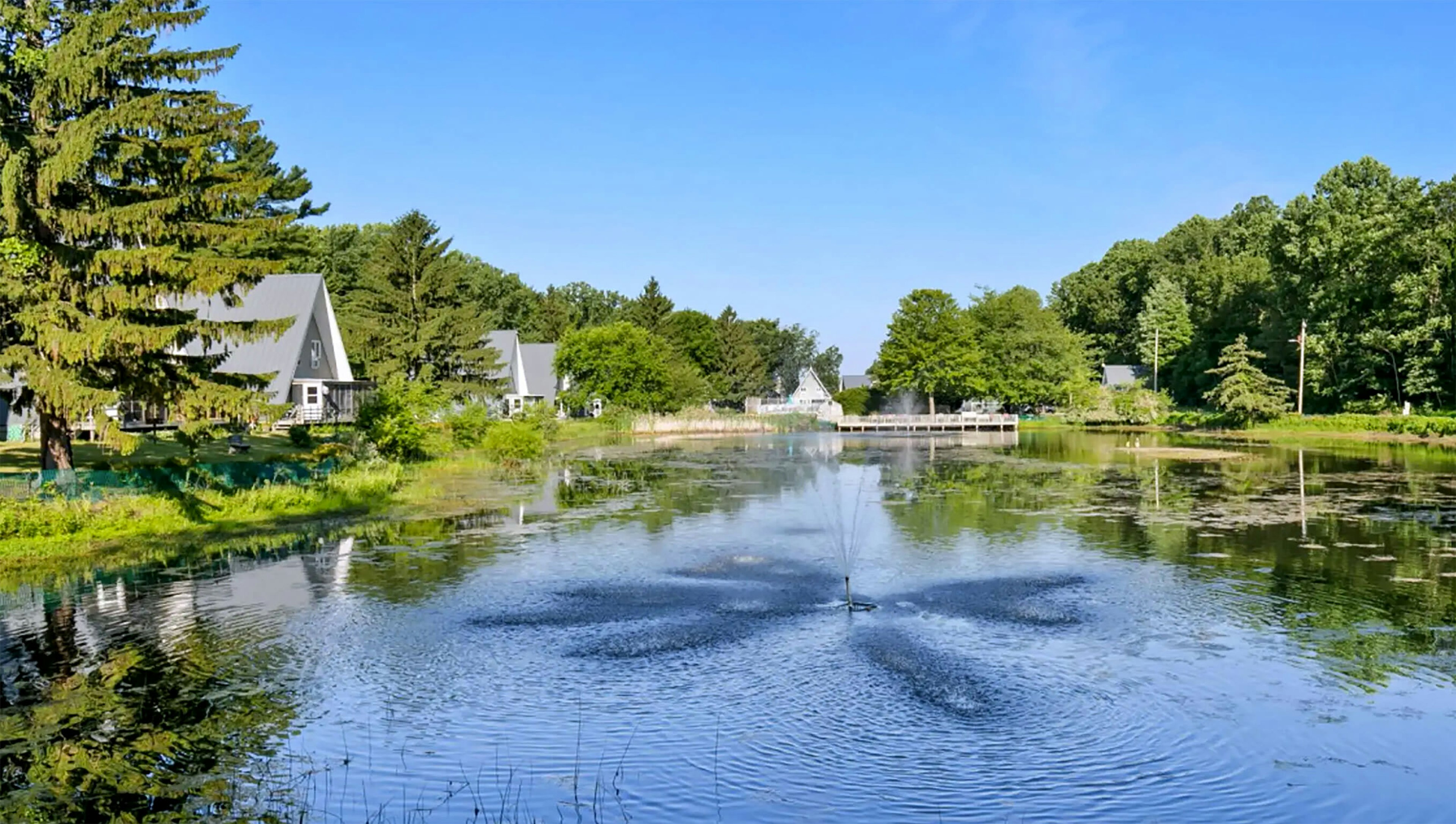 Here's a favorite spot for guests who enjoy walking the grounds.