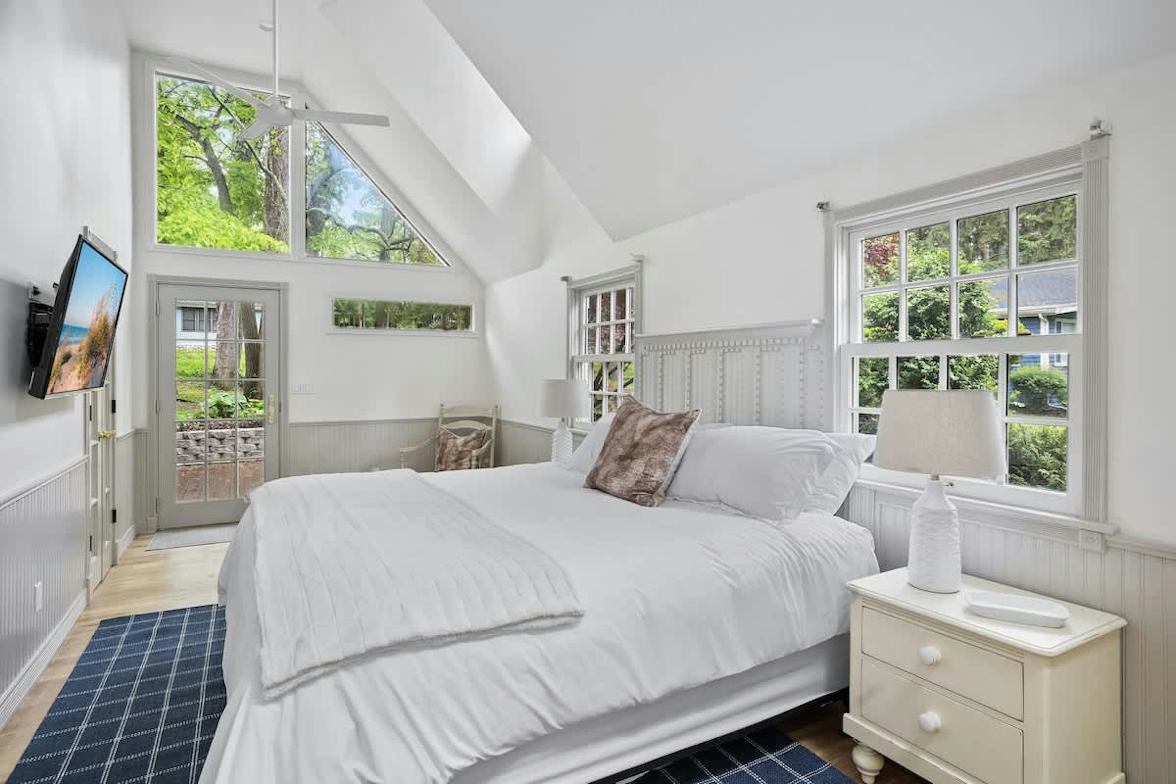 All four bedrooms are refined yet incredibly comfortable .