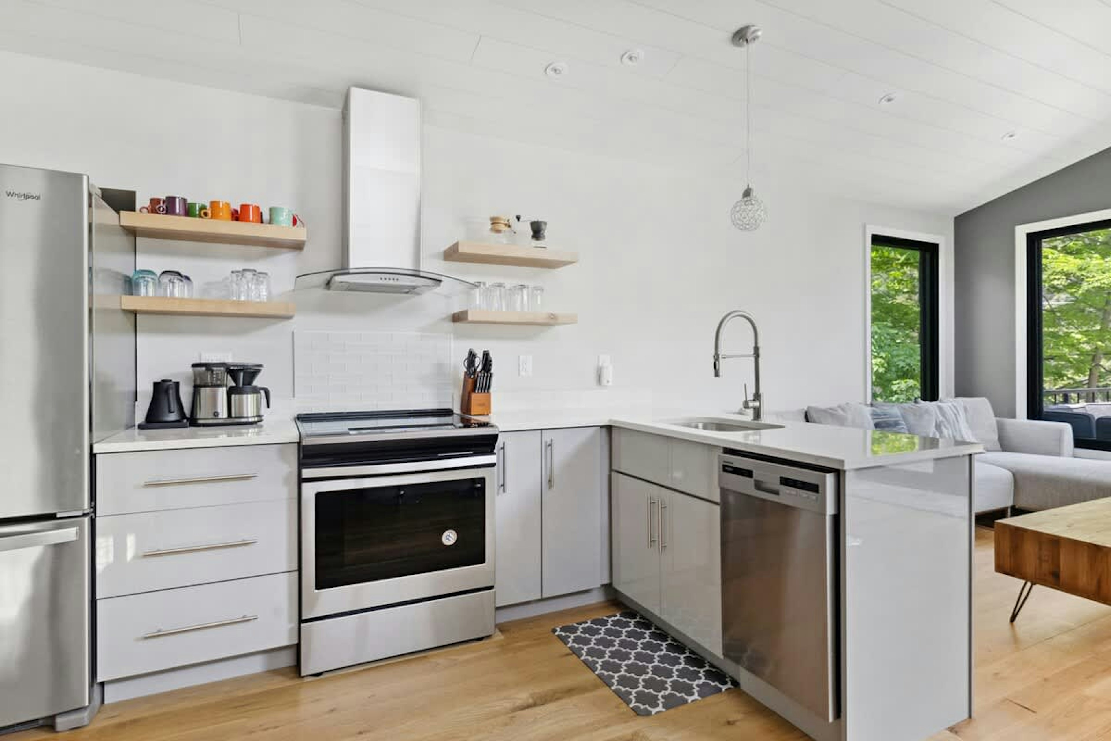 Our kitchen is stocked with a deluxe housewares package.
