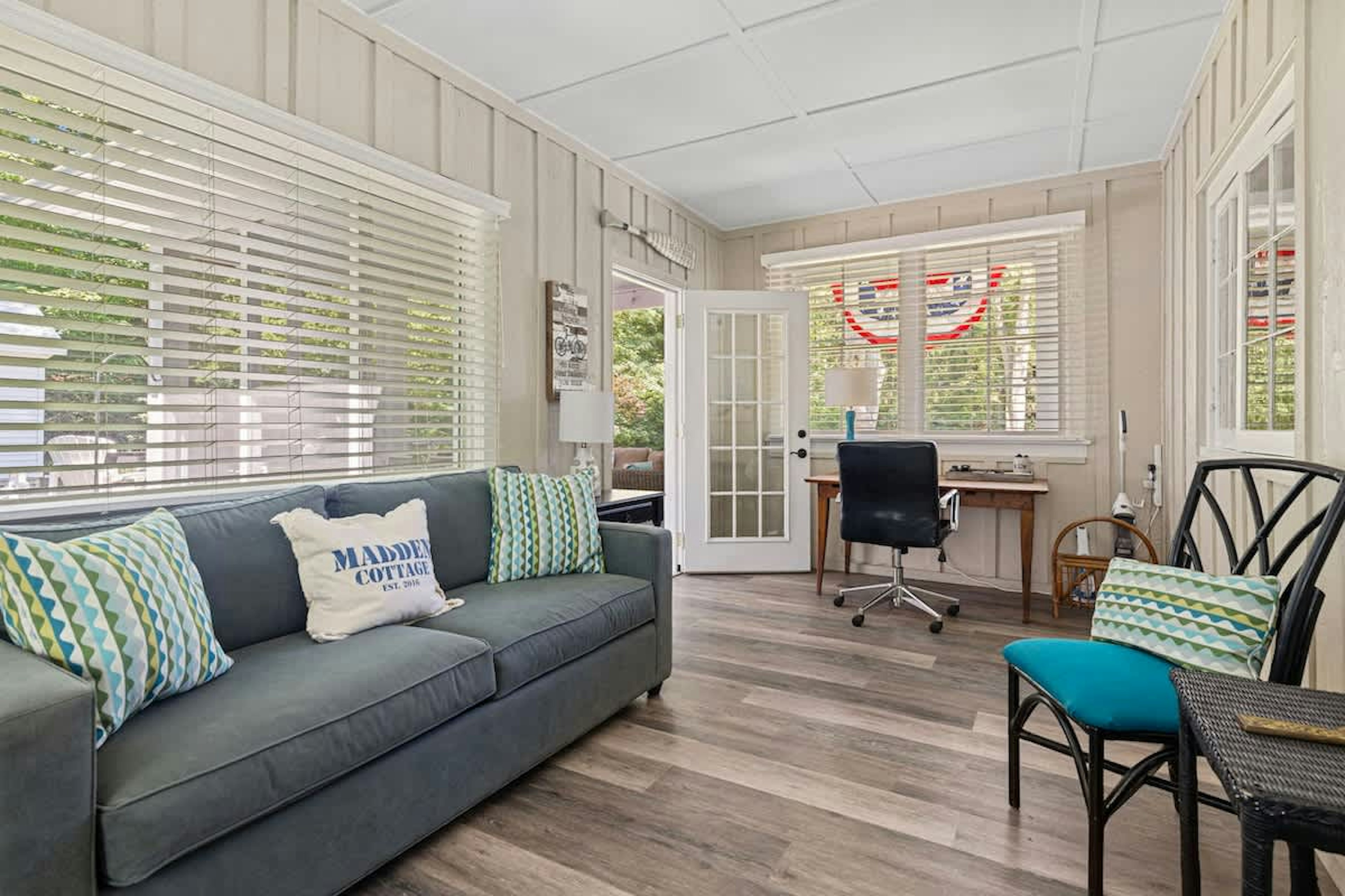 From home office to cozy lounge, this room adapts to your every need.