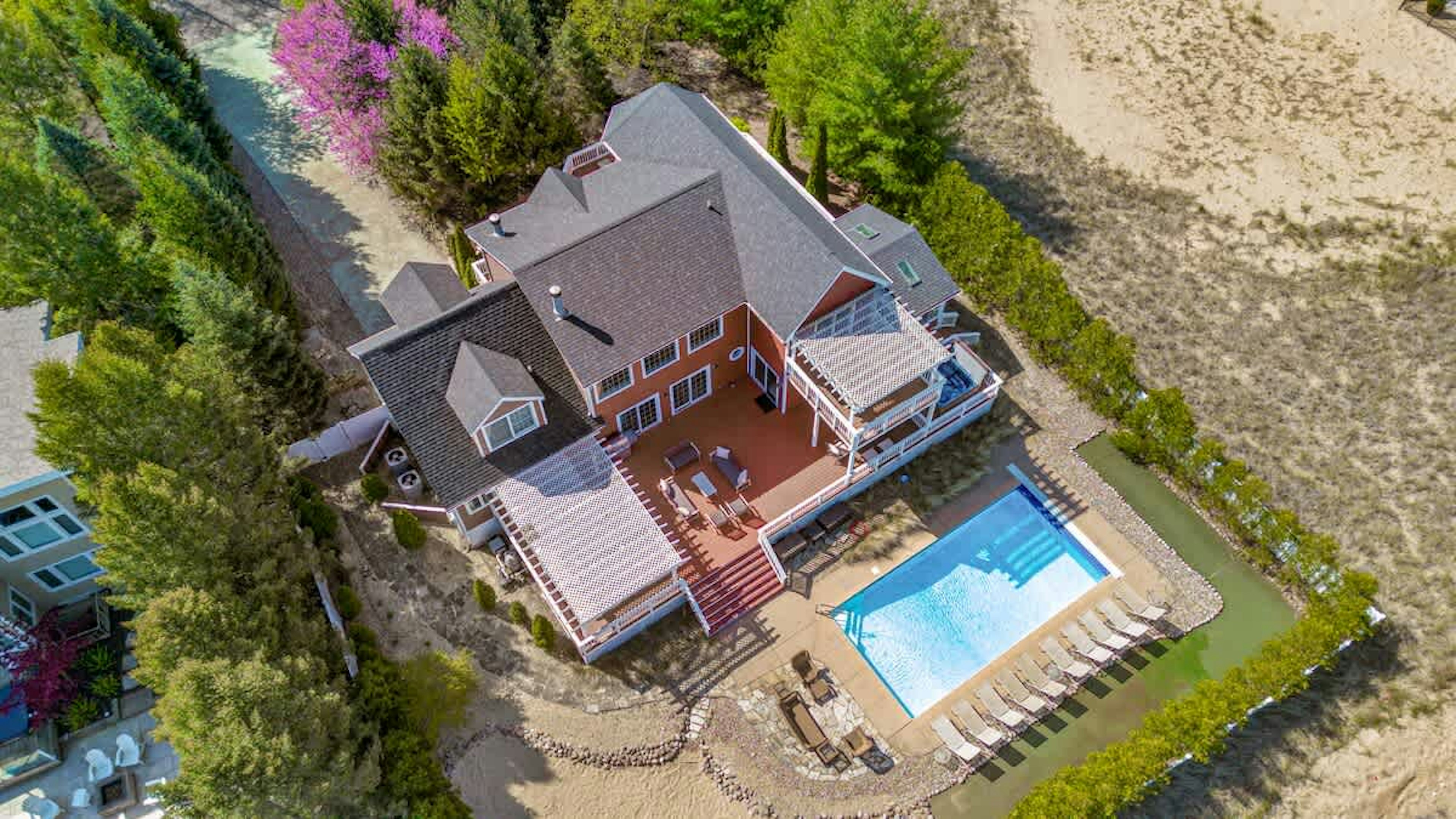 Tucked among the trees and dunes, this getaway offers privacy, fun, and unforgettable memories.