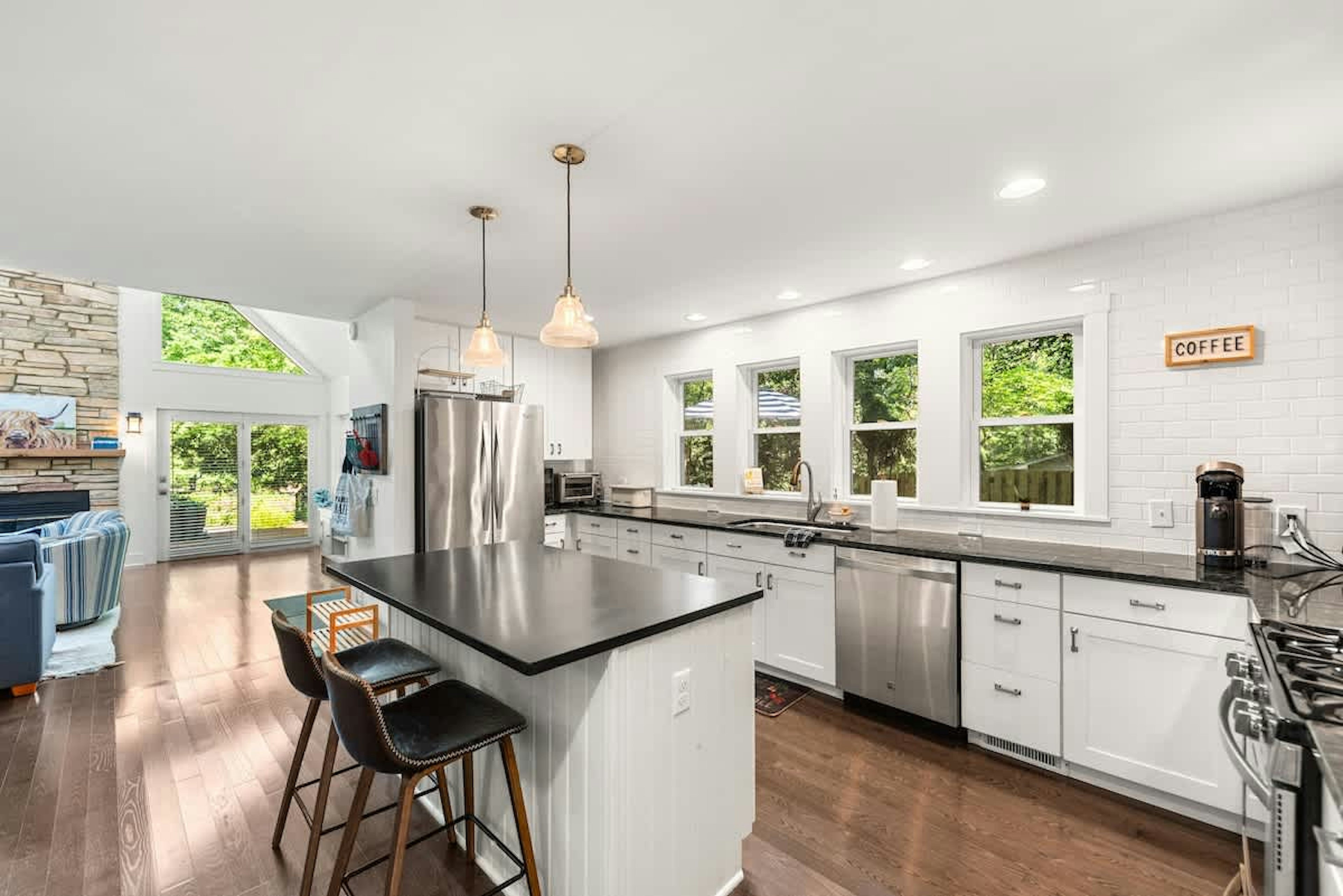 From coffee bar to culinary magic—this space has it all.