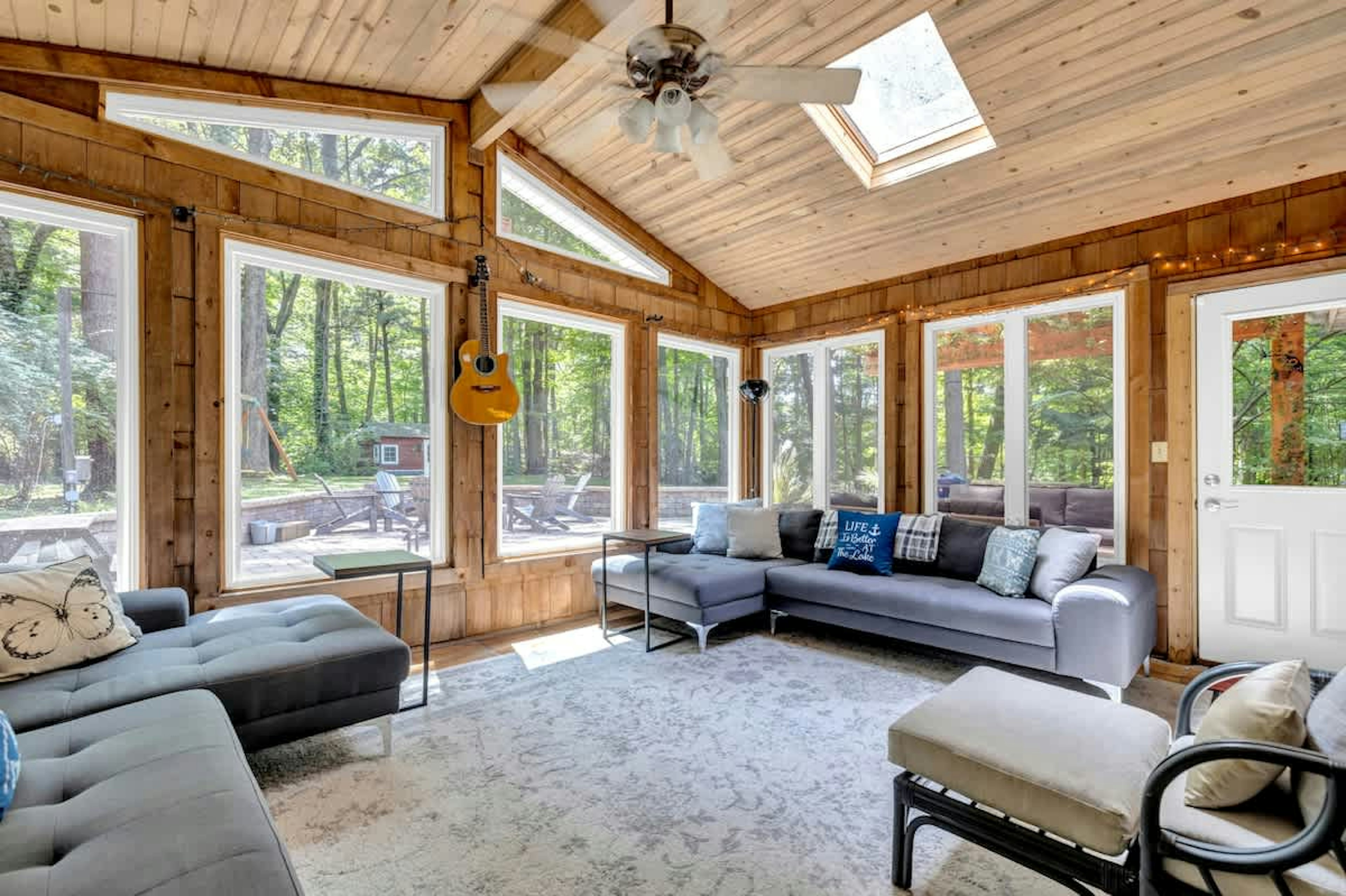 A dreamy spot to lounge, strum, or sip something chilled.