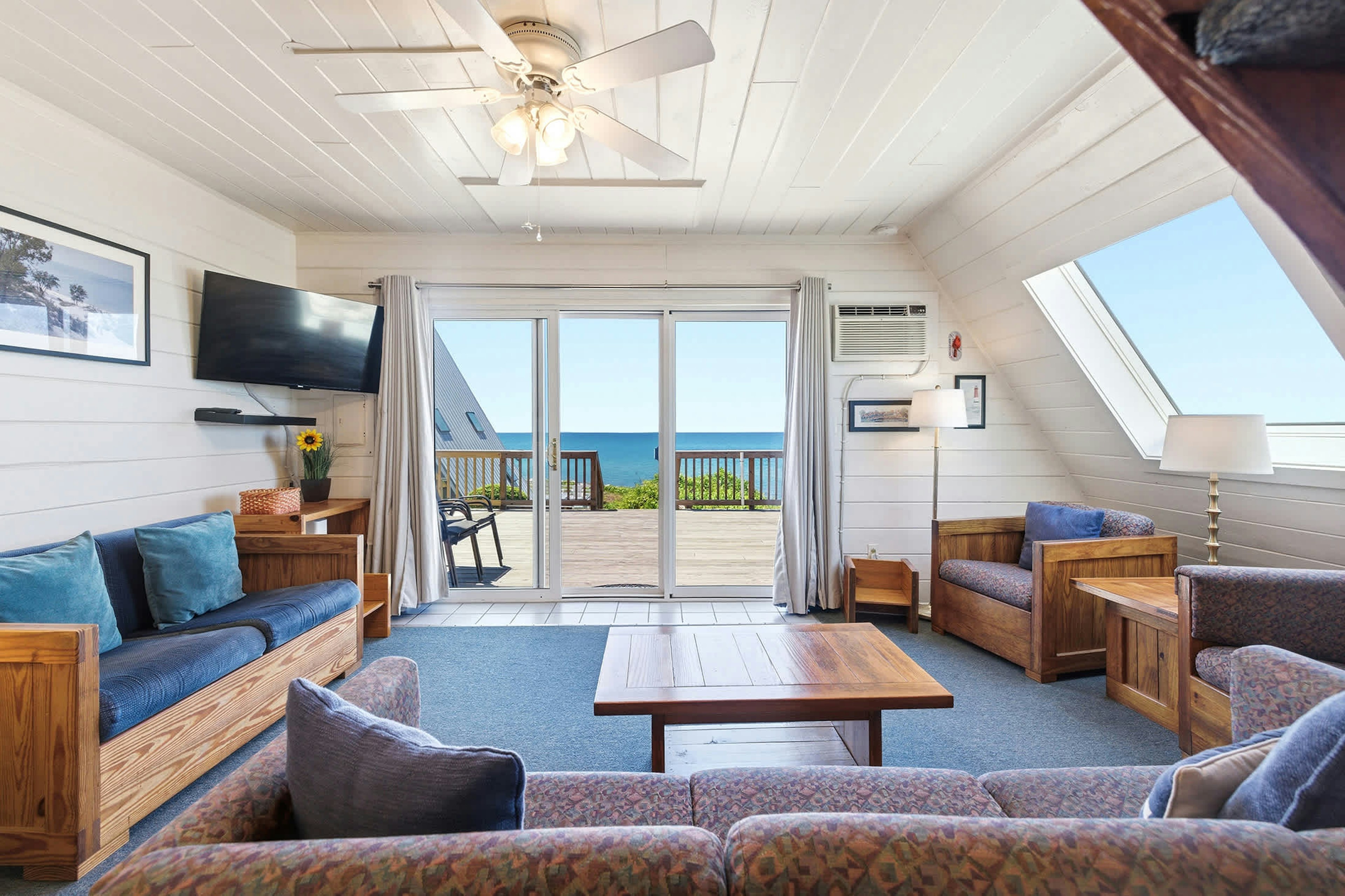 A front-row seat to Lake Michigan from the heart of Chalet #20.