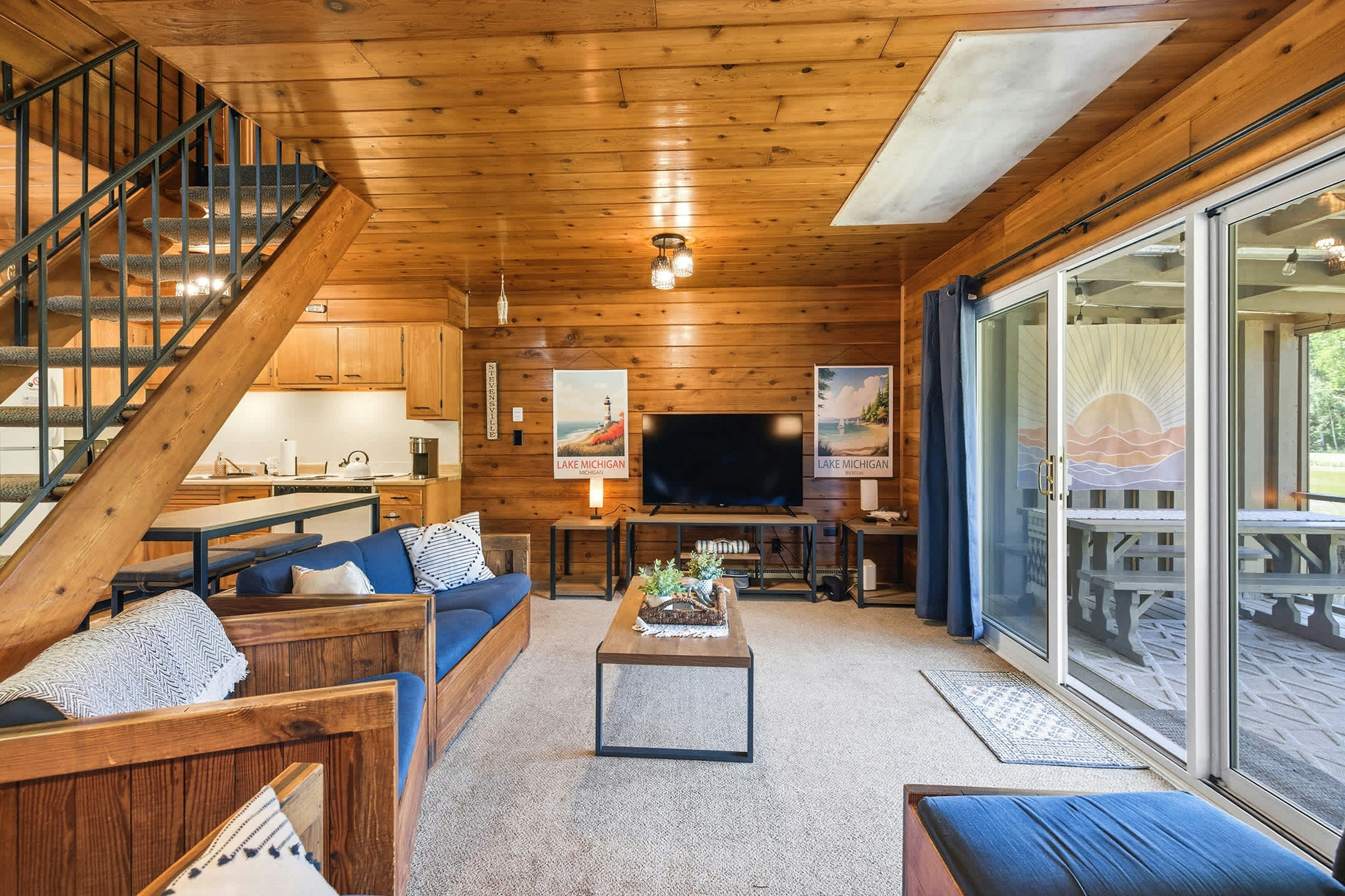 Open floor plan that keeps everyone connected throughout the stay.