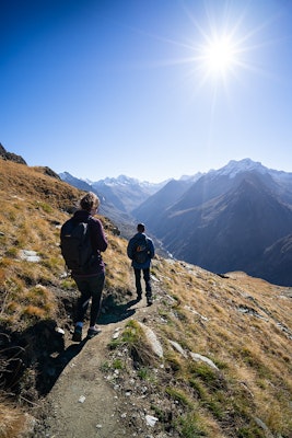 Herfstwandeling op het gemzenpad in Les 2 Alpes