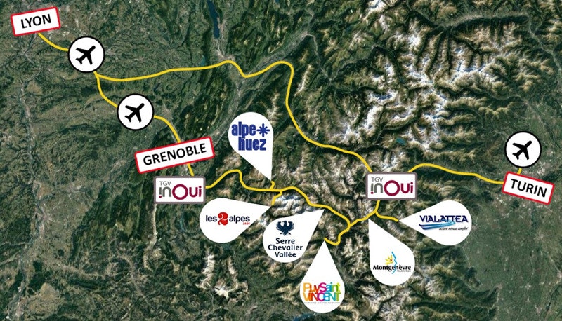 Map of Galaxie Advatages Map of Galaxie Advatages