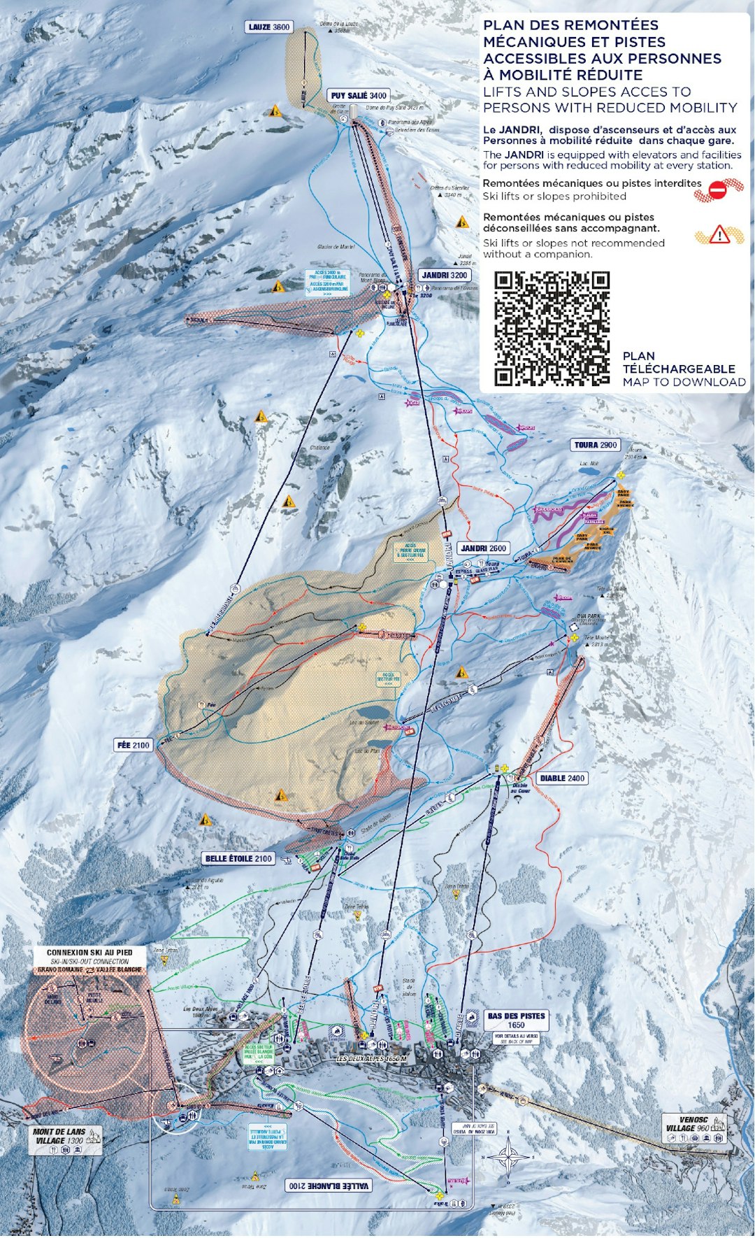 Plan handiski 2 Alpes
