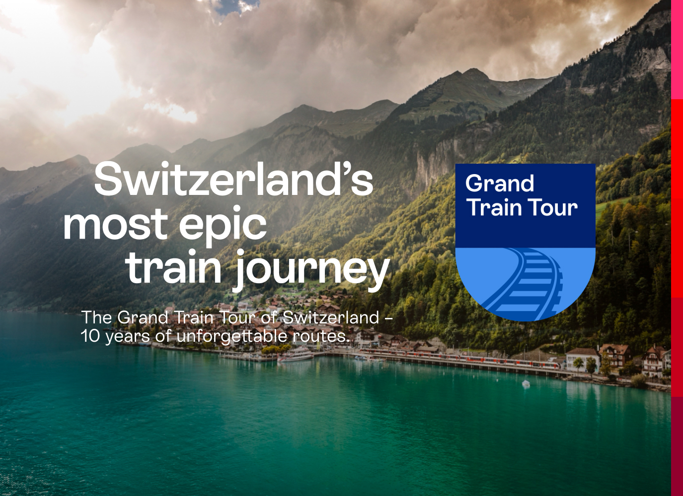 grand train tour switzerland 10 years campaign