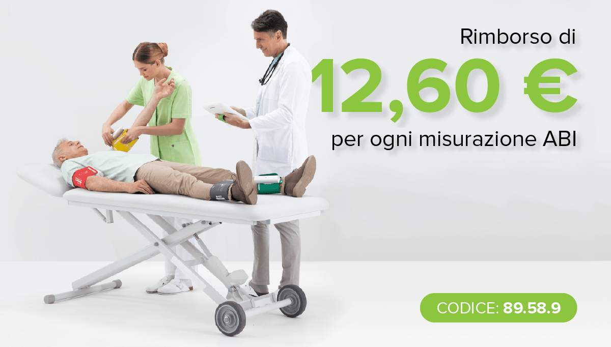 Lo sapevi che a partire da Gennaio 2025 le misurazioni dell’ABI sono entrate nei LEA e sono rimborsate dal SSN?