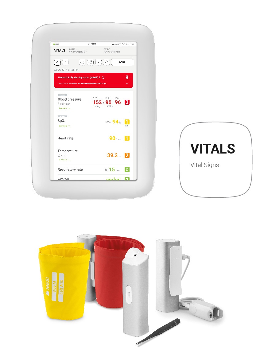 MESI mTABLET Vitals