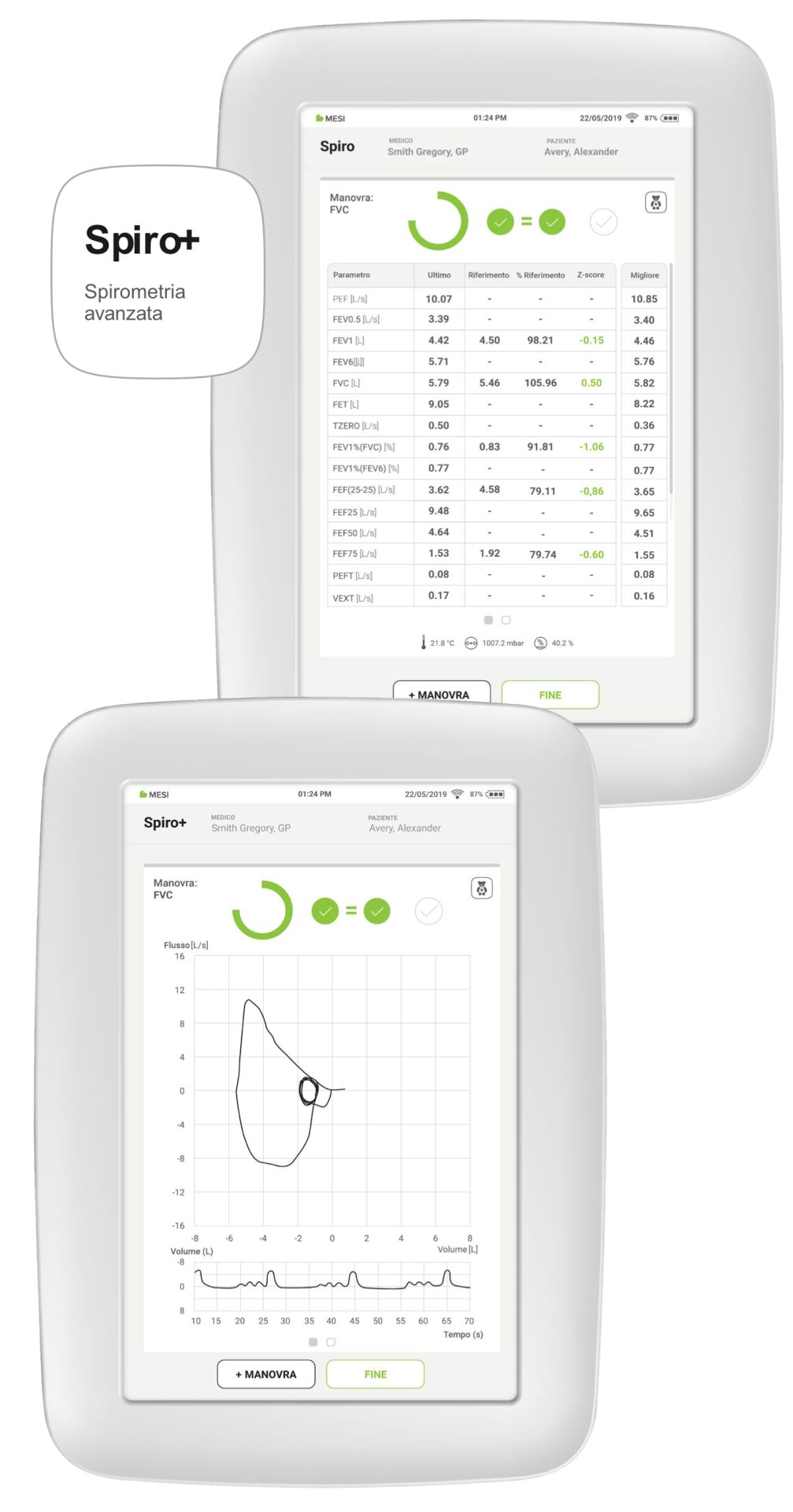 Spiro+ (Spirometria Avanzata)