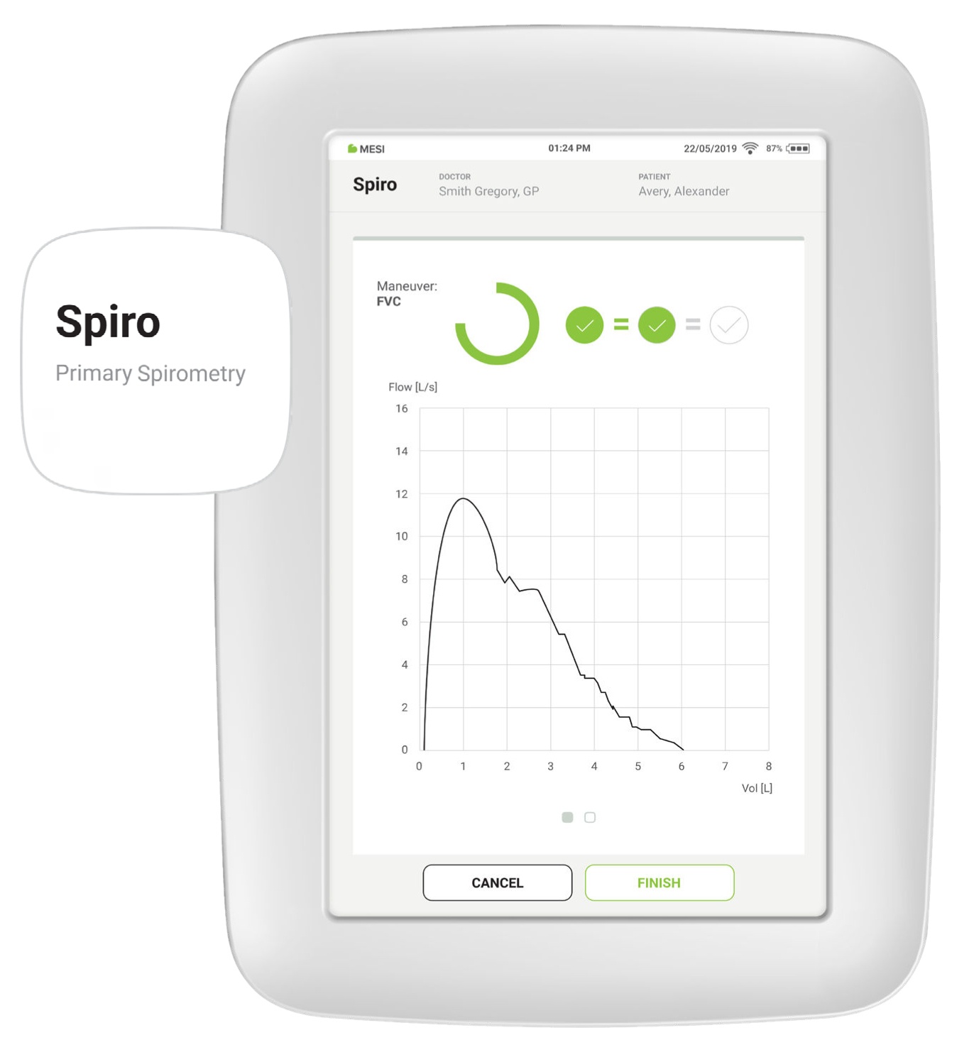 MESI mTABLET SPIRO (Primary Spirometry)